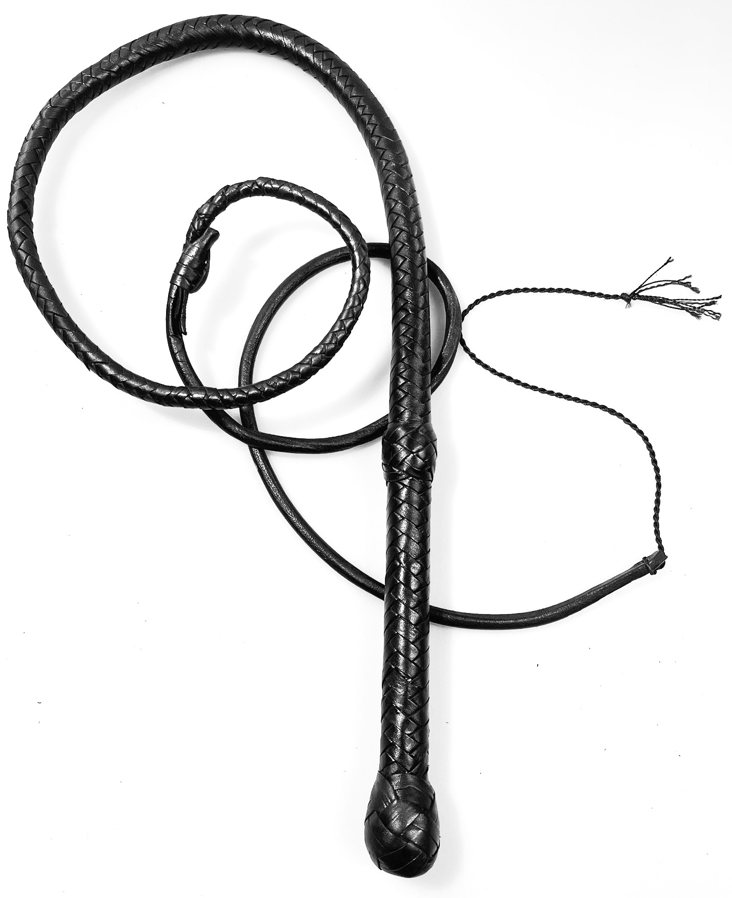 Lady Bull Whip 160cm schwarz - Bullwhip aus Rindsleder
