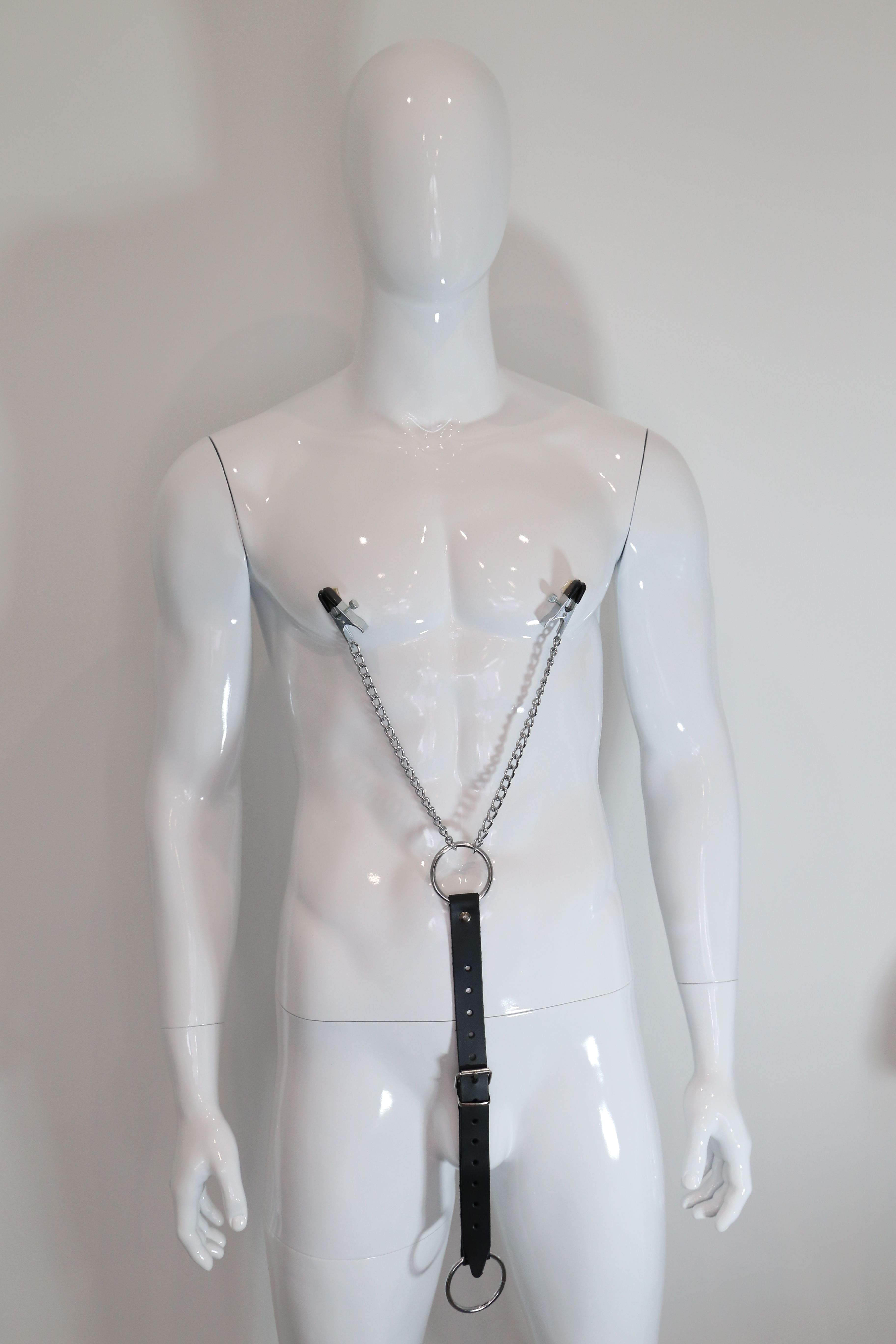 Zaumzeug Kette mit Leder