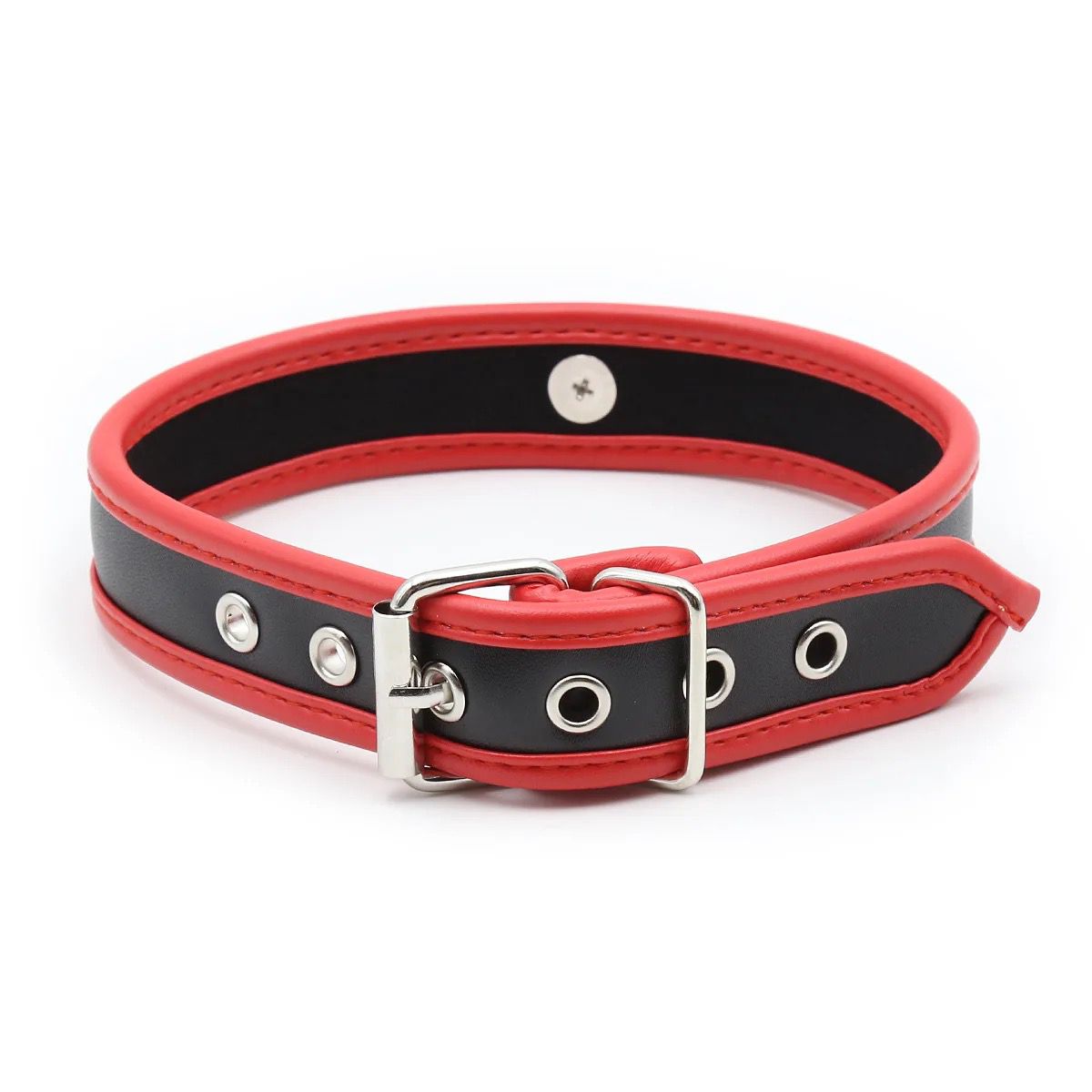 Chocker - Halsband der O in drei Farben nach Wahl - Vegan