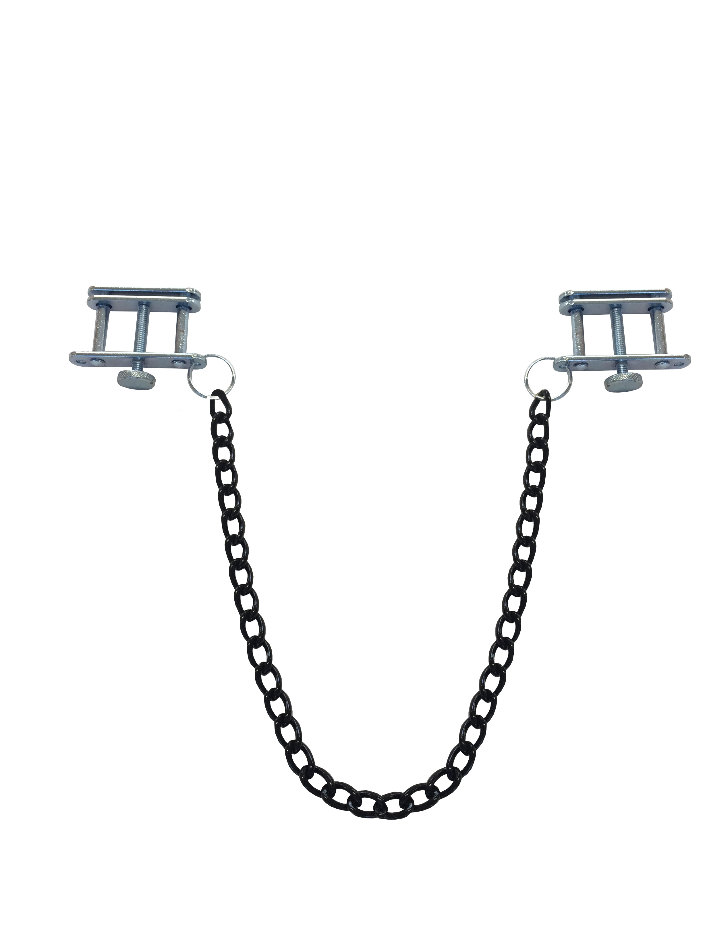 Metall Nippelzwingen mit Kette
