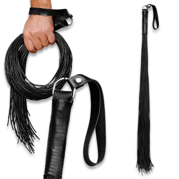 PVC Peitsche - Long Tom 48 Riemen