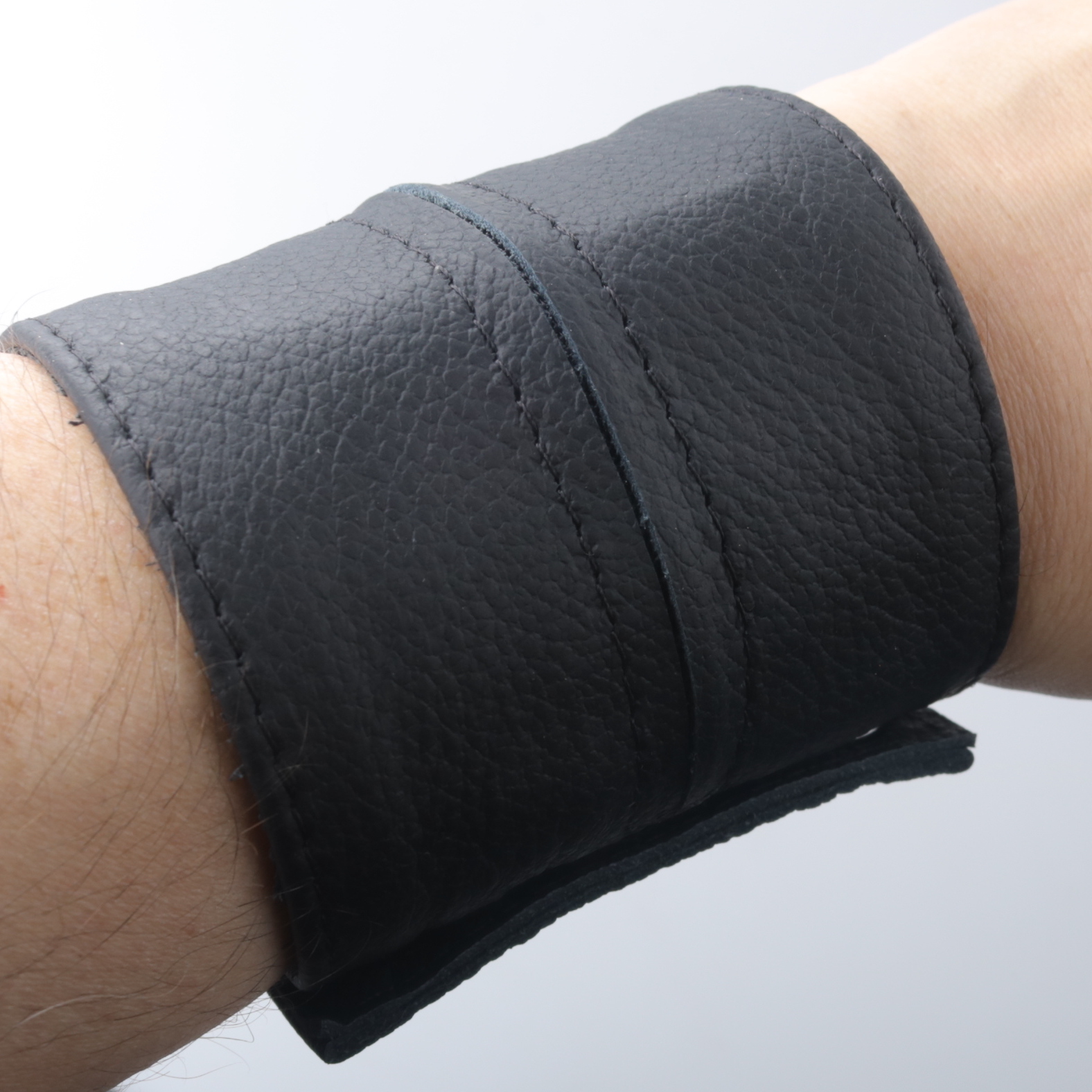 Gelenkbörse Armband Portemonnaie schwarz - Wrist Wallet black