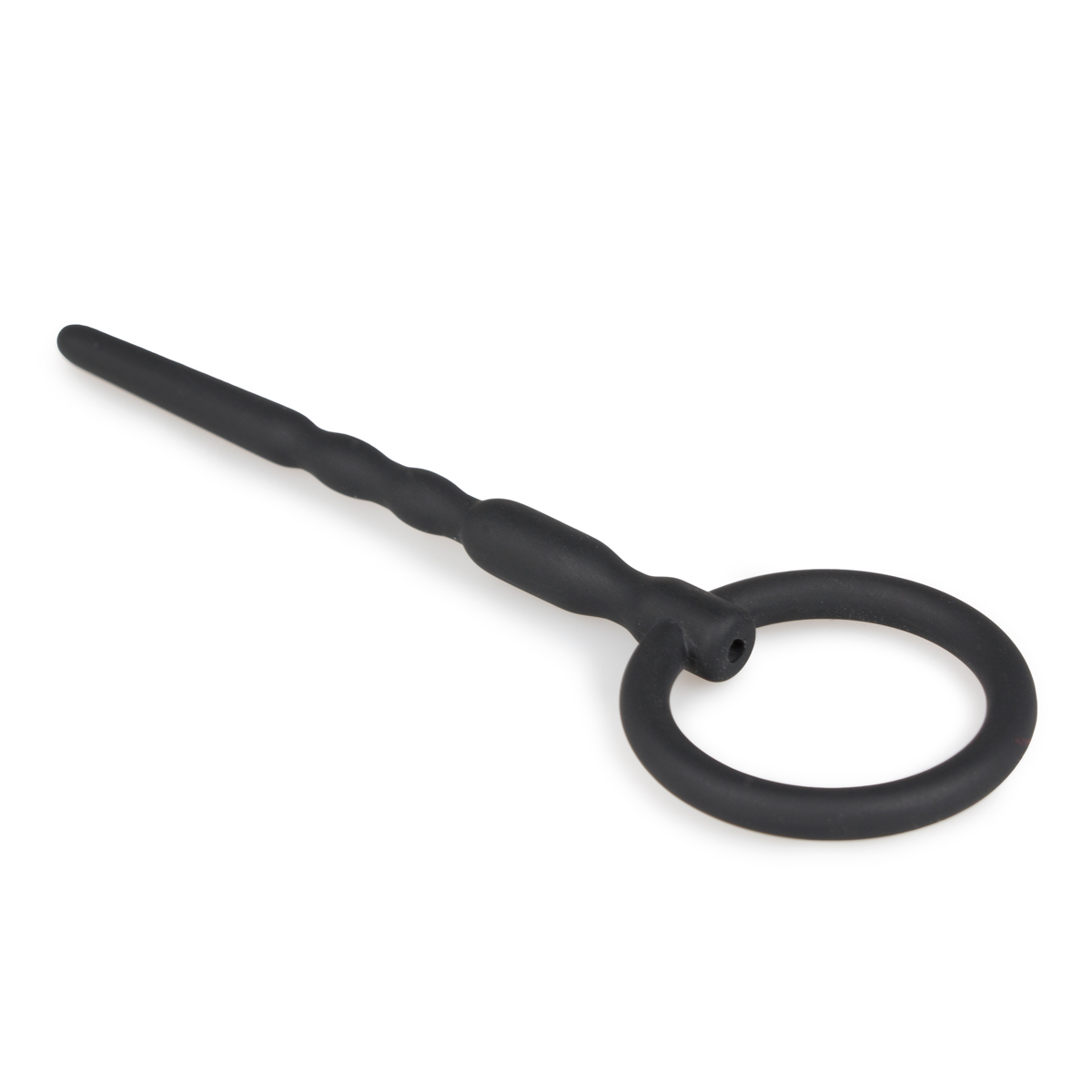 Hohler Silikon Penisplug mit Zugring