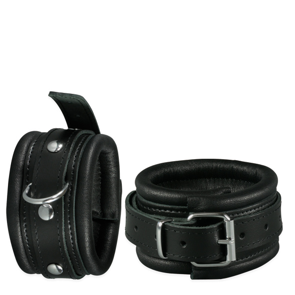 High Quality - Fussfesseln schmal schwarz BlackSlave