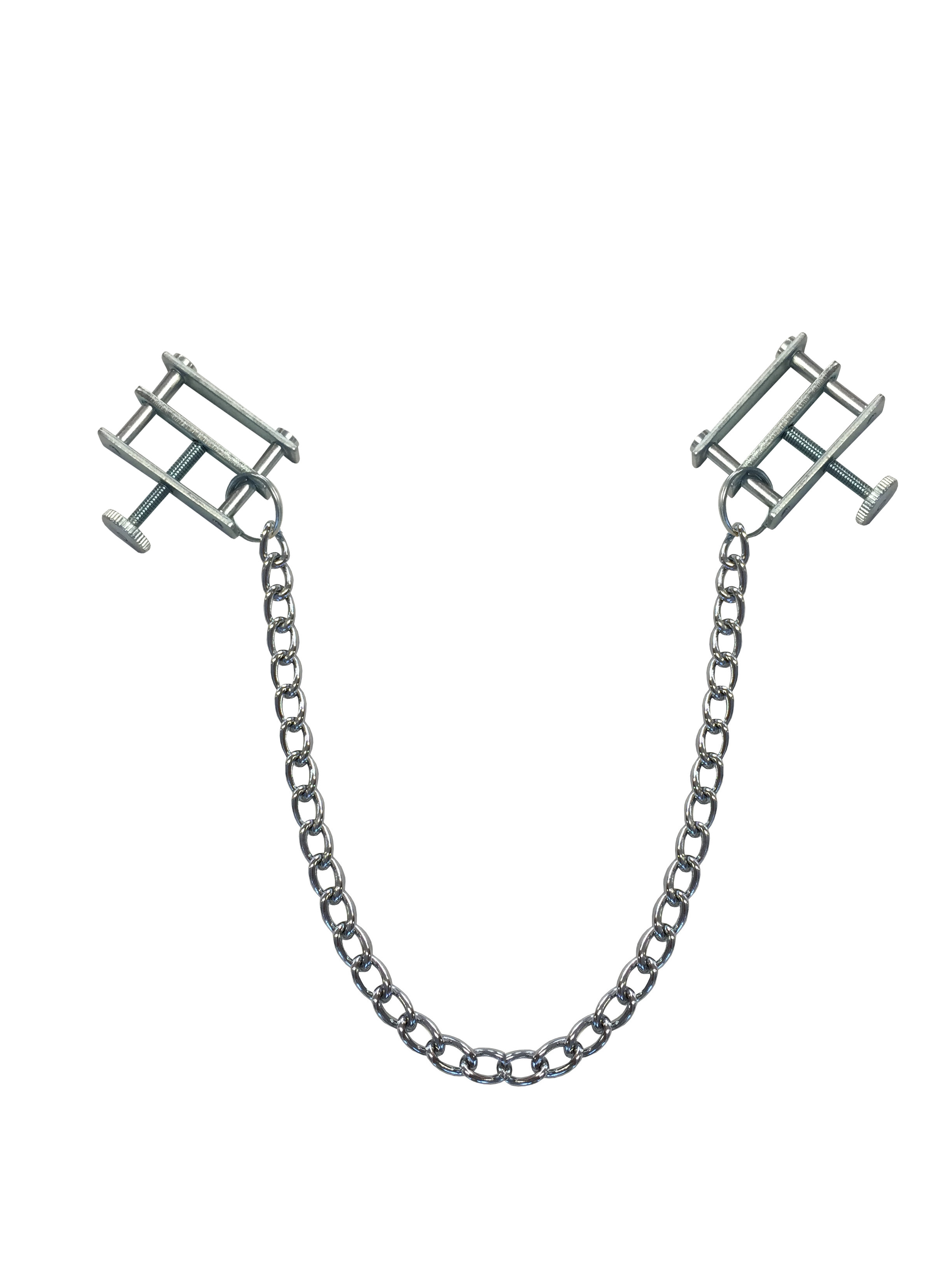 Metall Nippelzwingen mit Kette