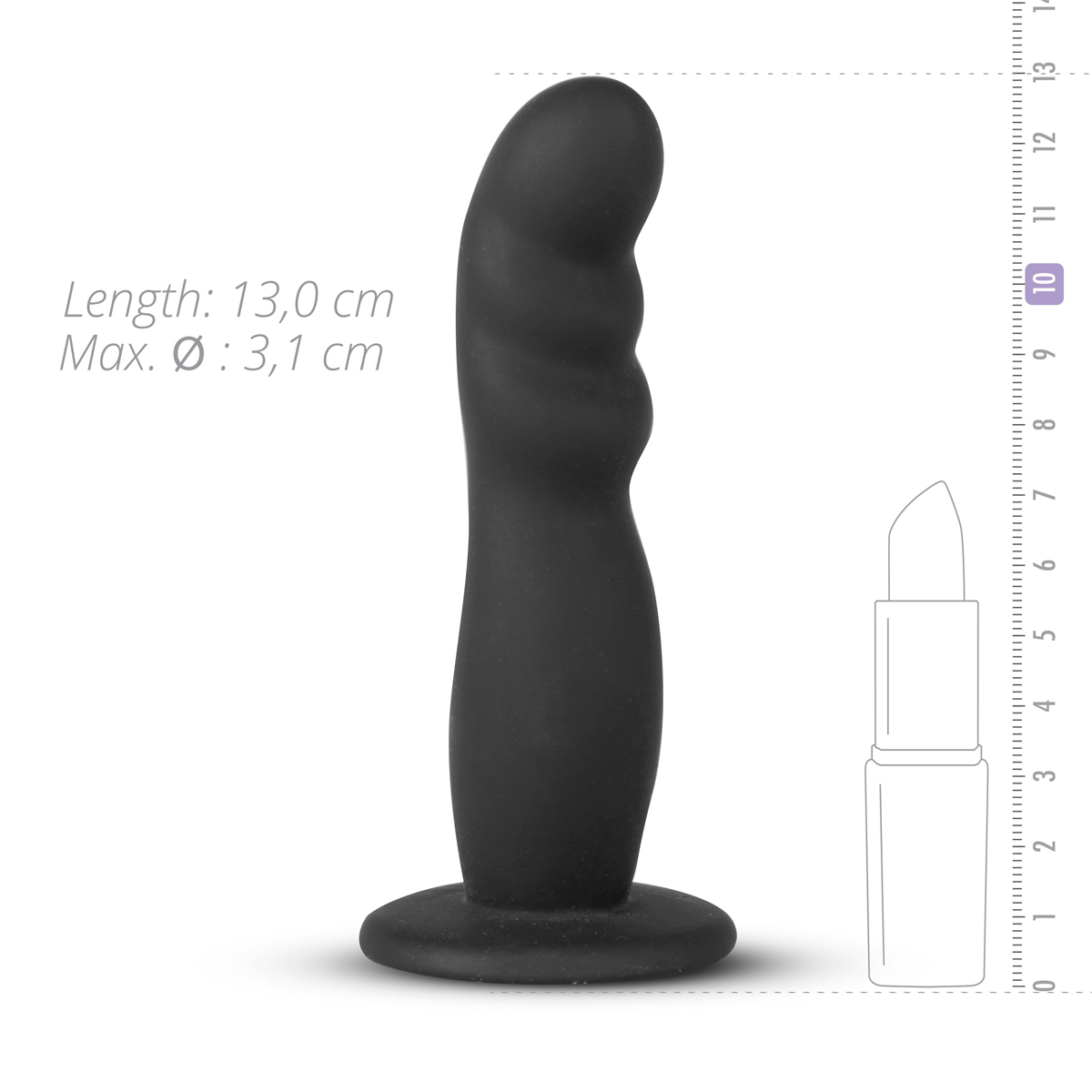Silikon Umschnalldildo - realistisch