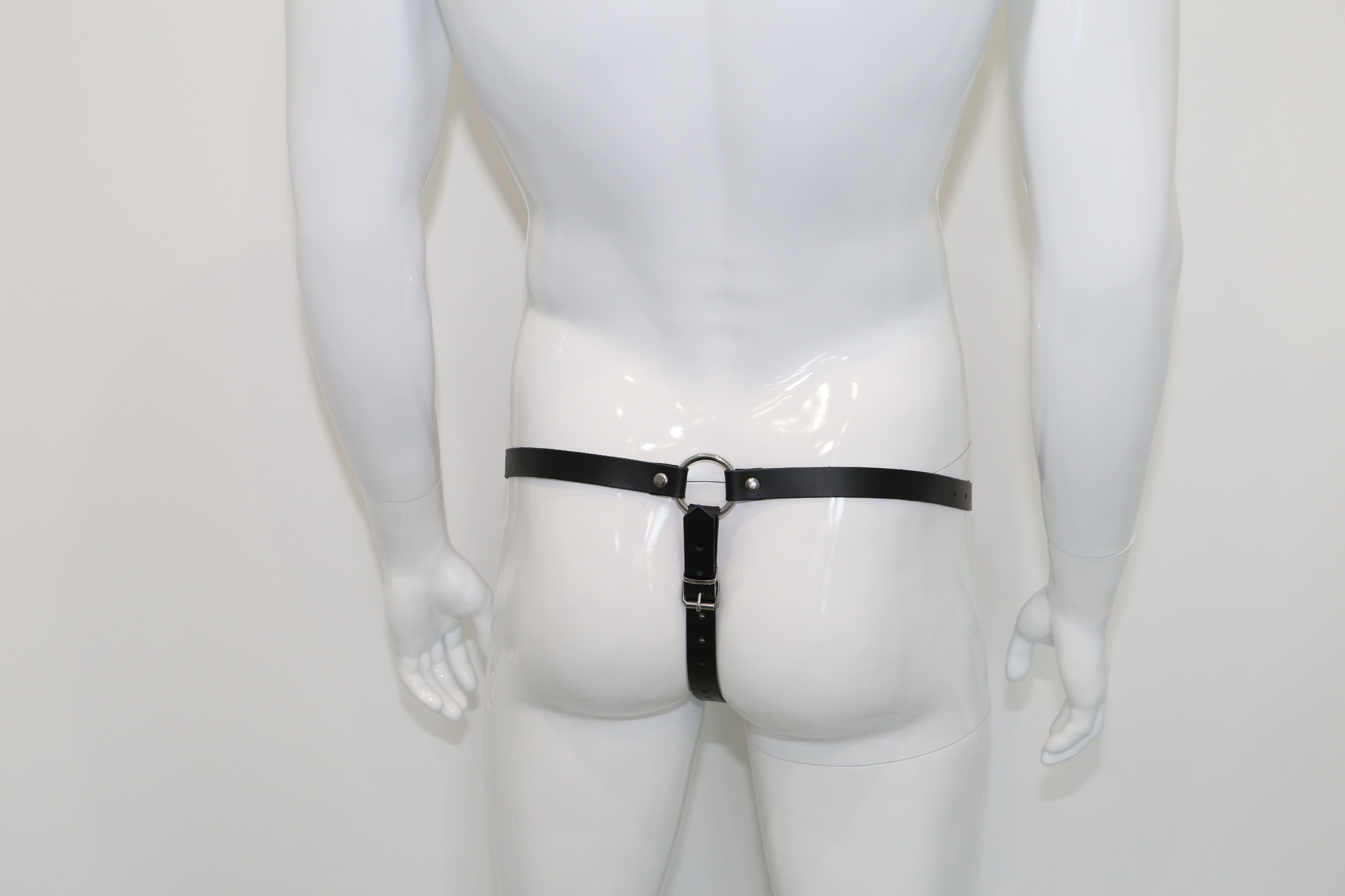 Leder Slip mit Ring