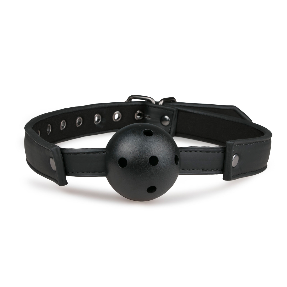 Ballknebel mit PVC-Ball-Schwarz