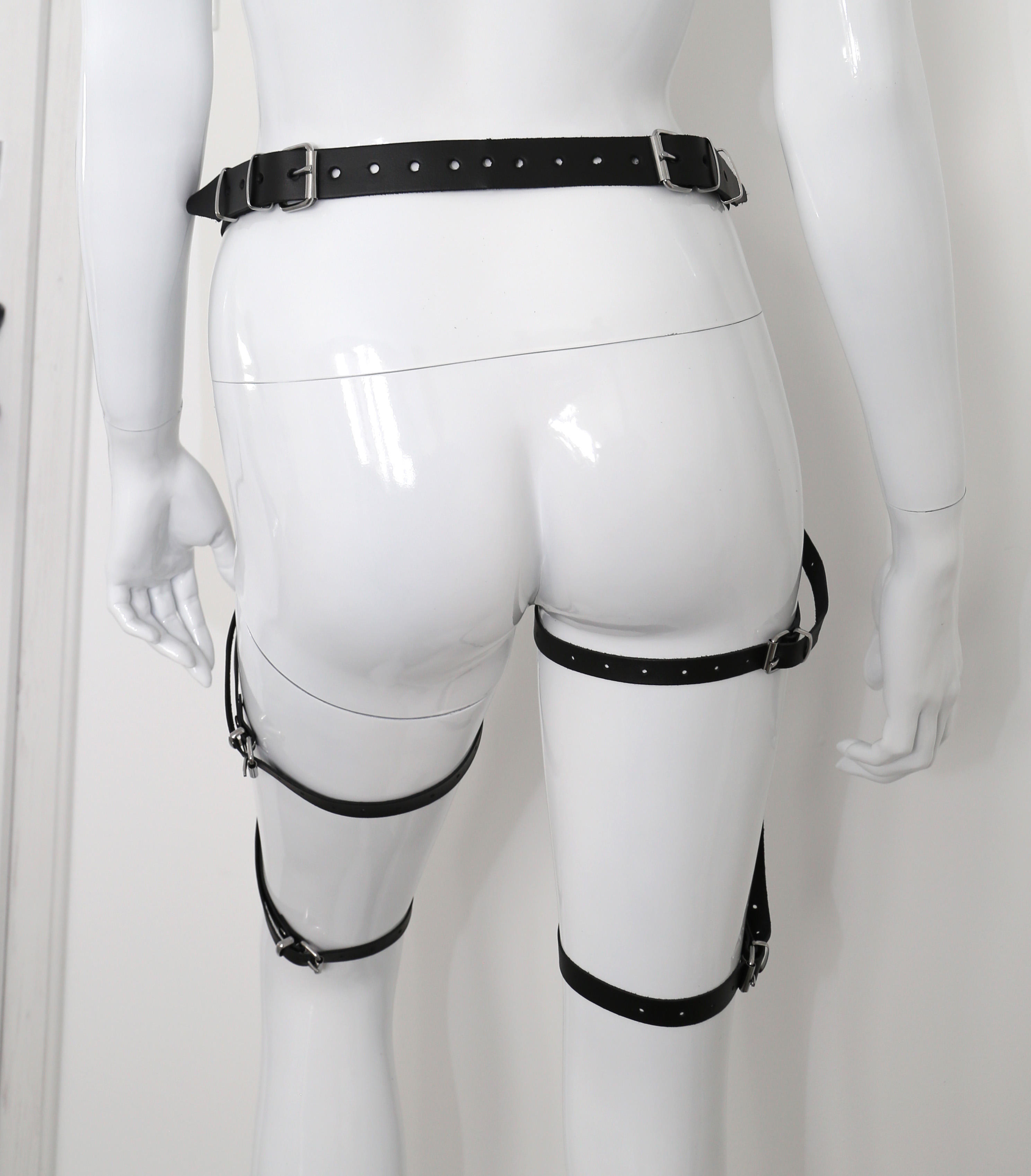 Riemchen Strapshalter mit Oberschenkel Strapse ''Lady like''