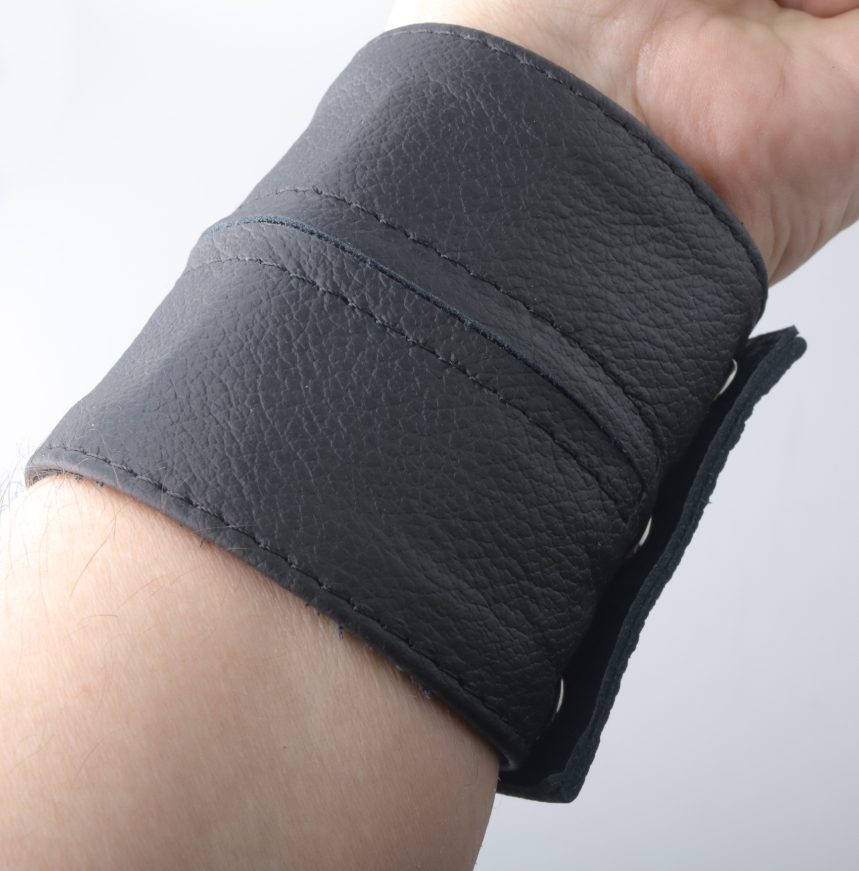 Gelenkbörse Armband Portemonnaie schwarz - Wrist Wallet black