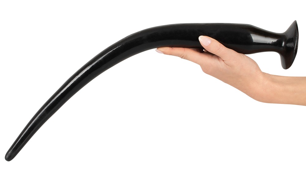Super Long Flexible Butt Plug Set Schwarz