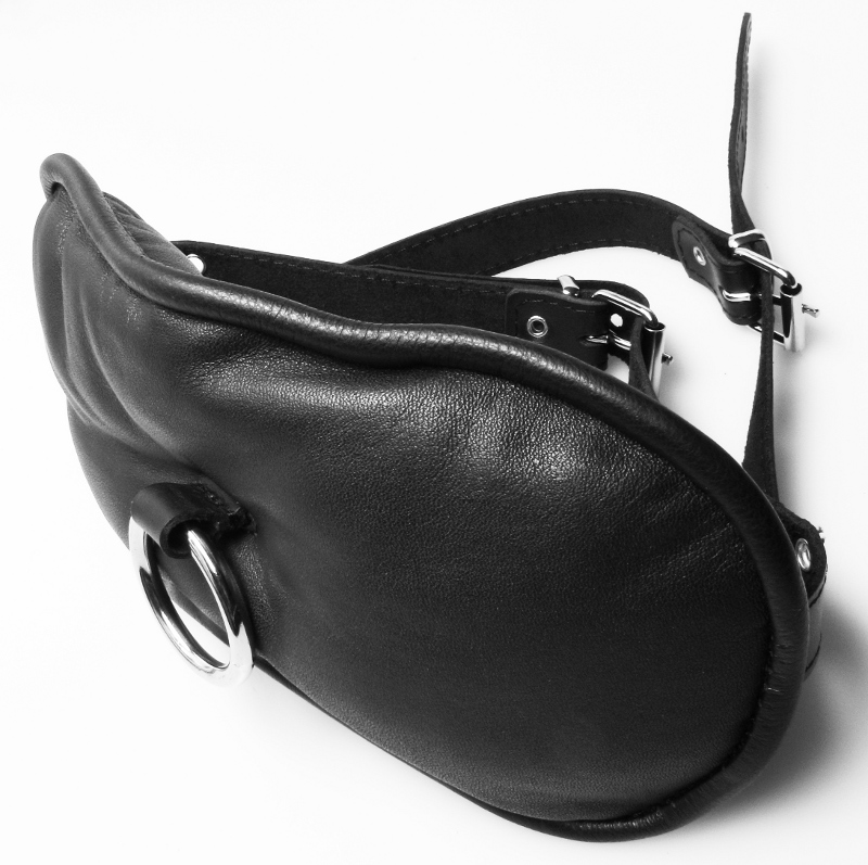 Soft Binde mit Knebel - schwarz