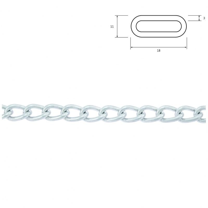 KETTEN - 1 Meter Gourmetkette 3mm
