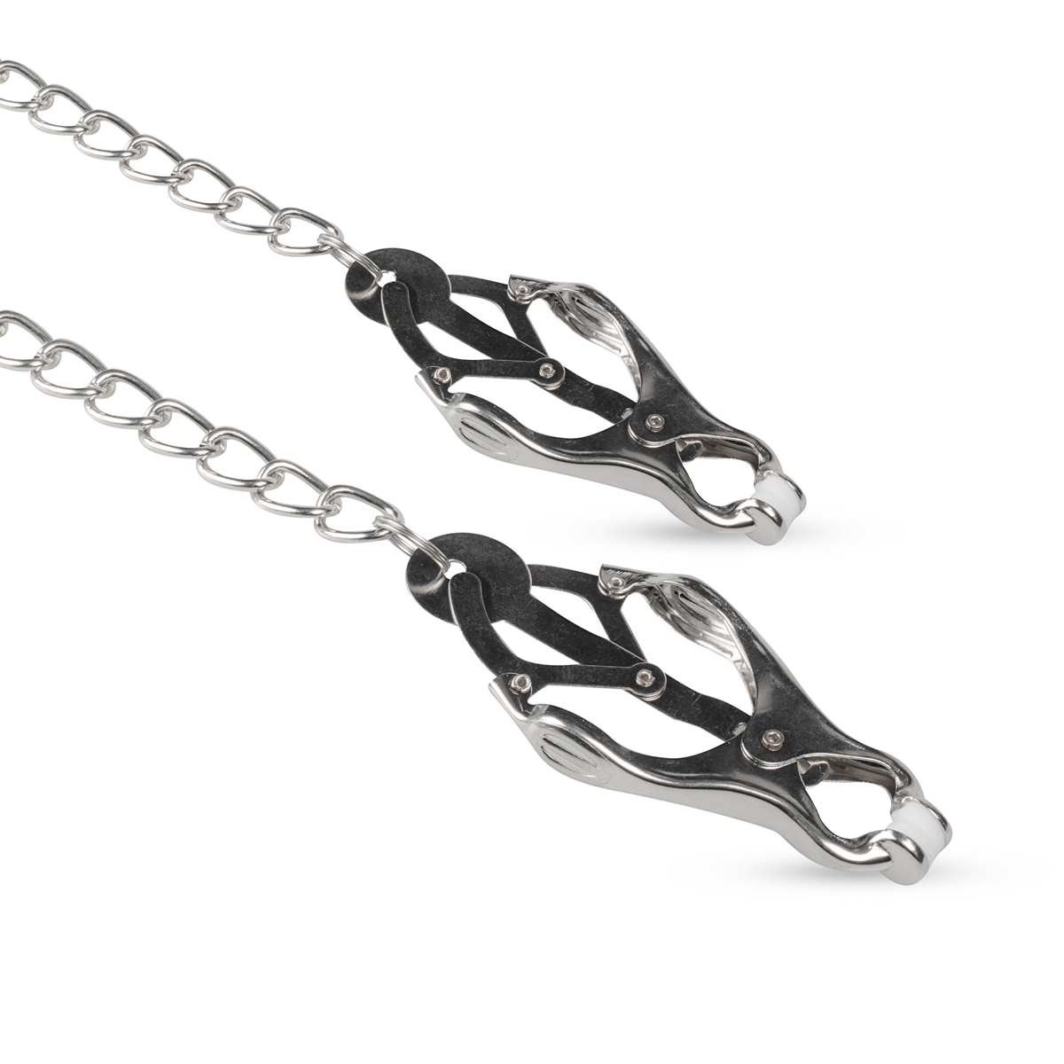 Japan Nippelklemmen mit Kette Butterfly - Silber