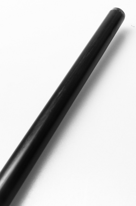 REITSTOCK "Viper"- Flexibler Reitstock in schwarz, ohne Kerbung