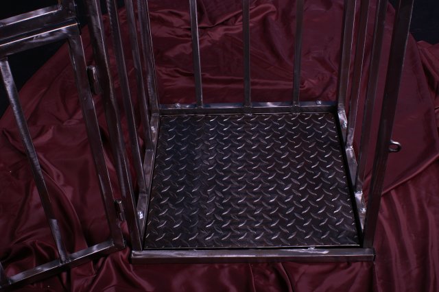 BDSM MöBEL - Stahlzelle Käfig Maßiv