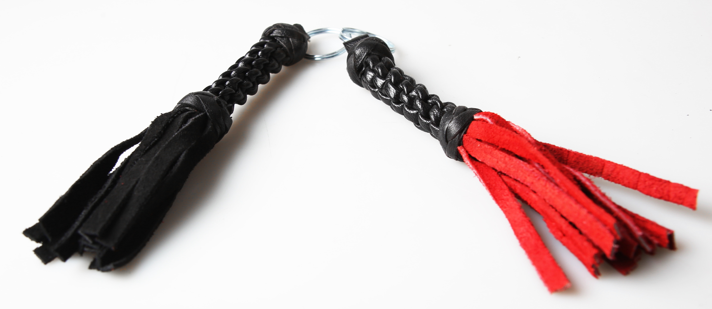 Flogger Schlüsselanhänger -schwarz oder rot/schwarz