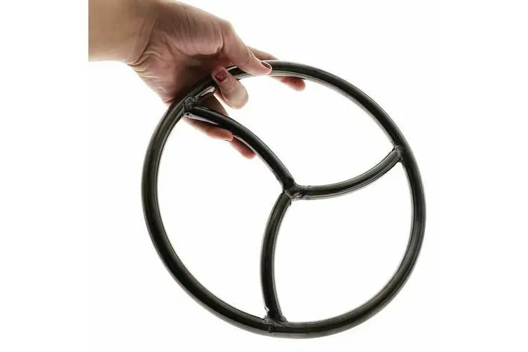 Bondage-Ring Dreigeteilt Schwarz