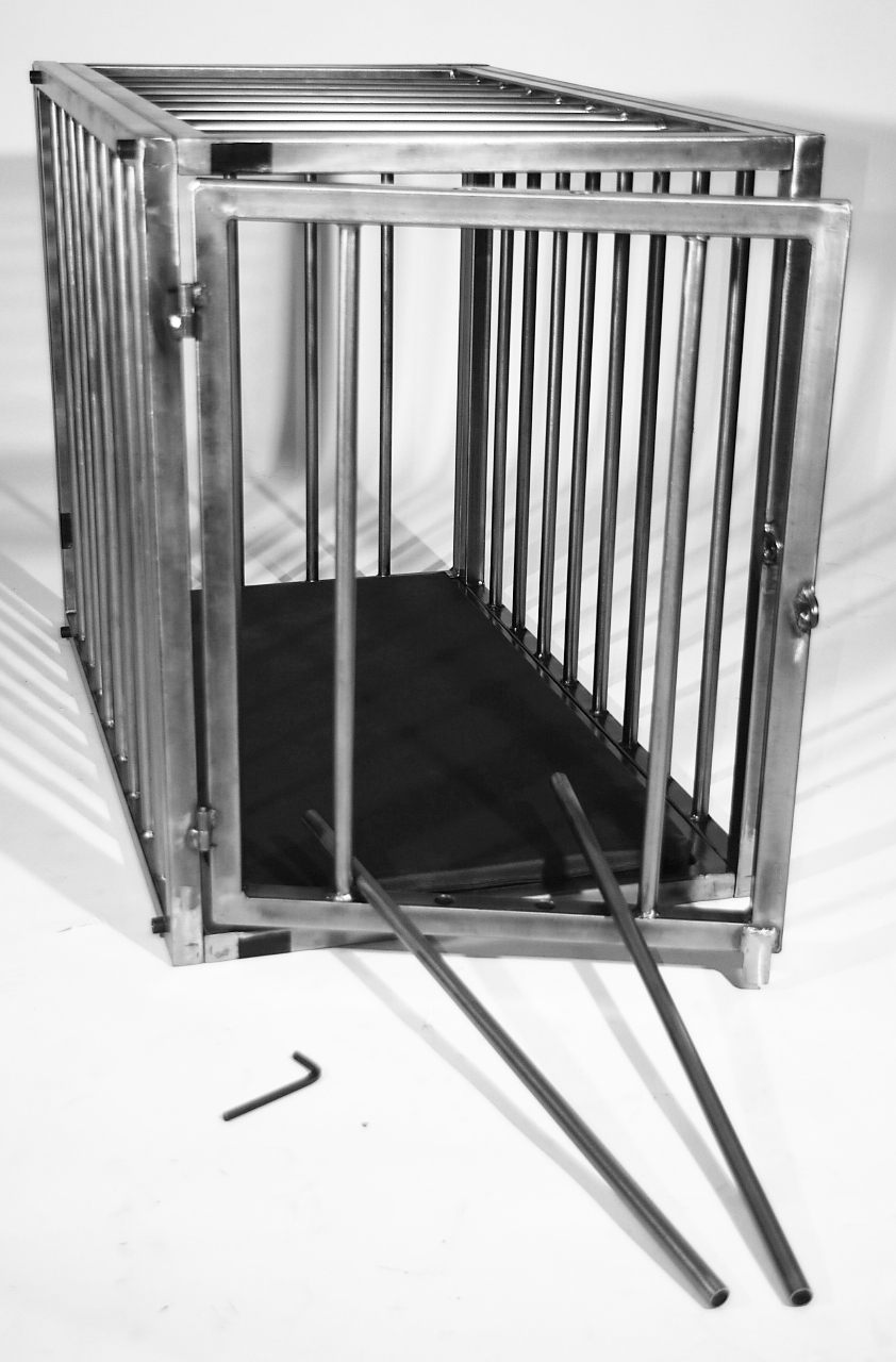 BDSM Möbel - Volkskäfig - zerlegbarer Stahlkäfig