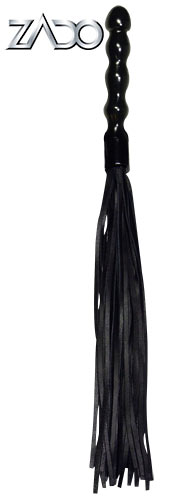 Leder Peitsche Holzgriff