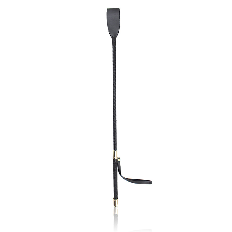 Gerte „Noir & Gold“ – Verführung in Perfektion - Länge 54 cm