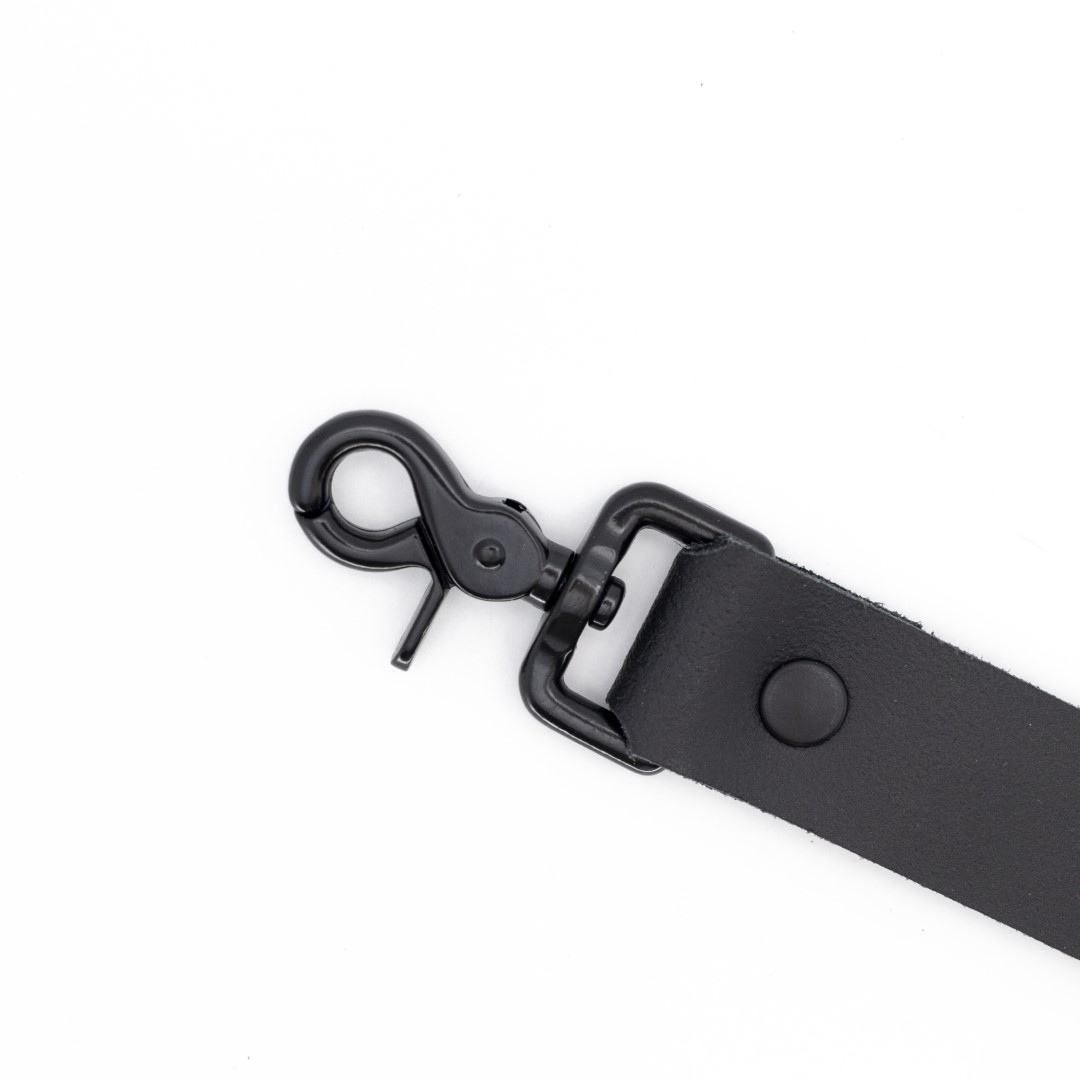 Soft Leder Leine Kurz Rot