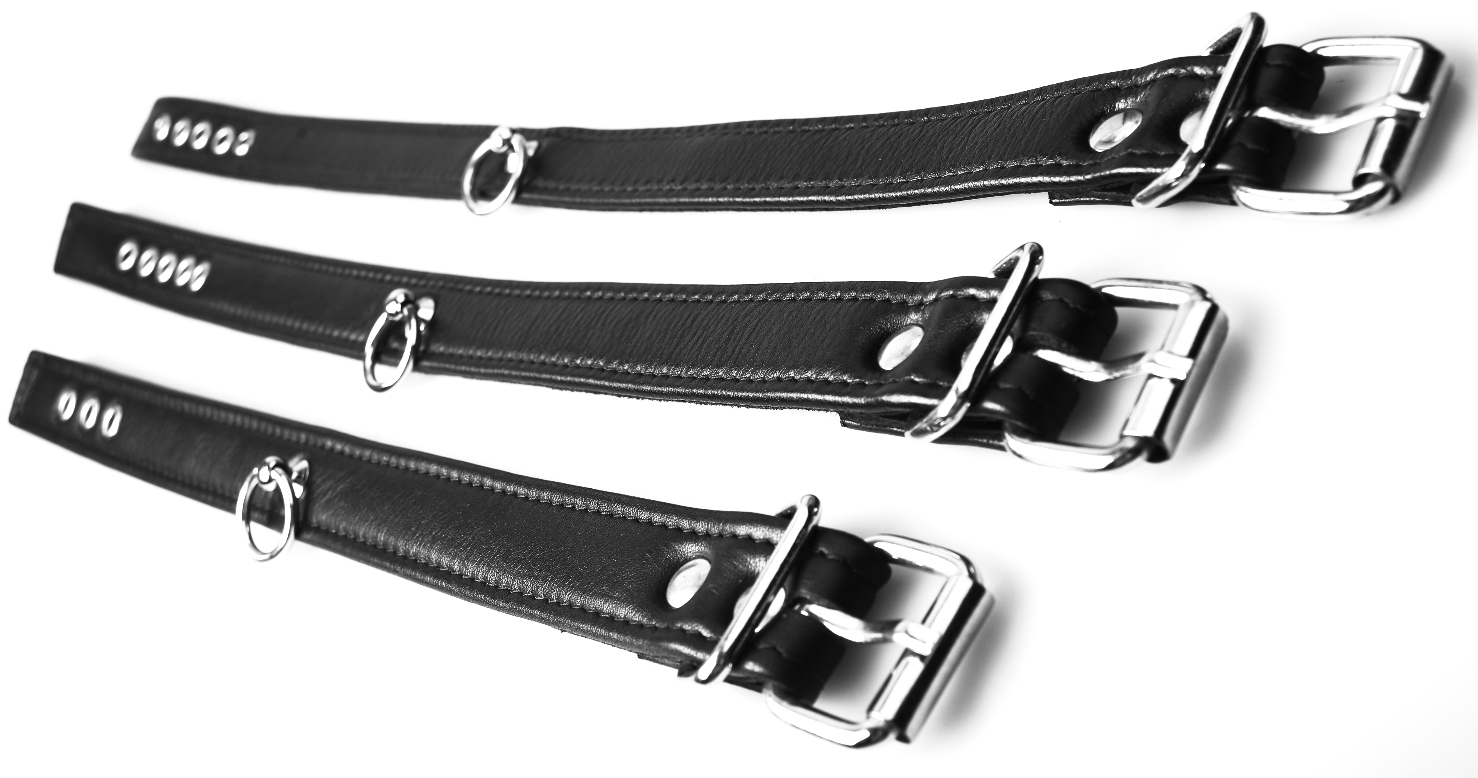 Chocker - Halsband der O in Schwarz - echt Leder