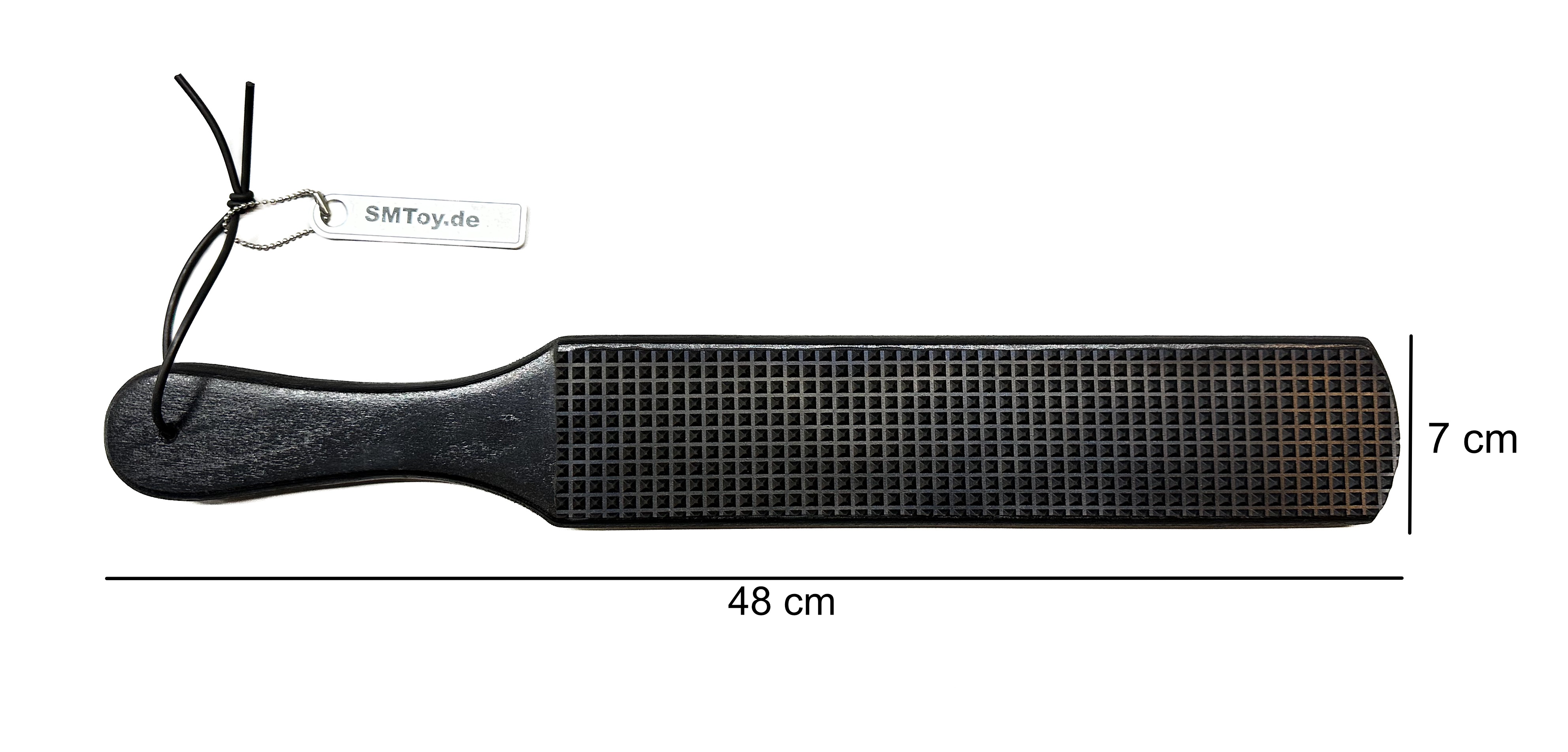 Bestrafungs-Paddle "Lennox" in schwarz
