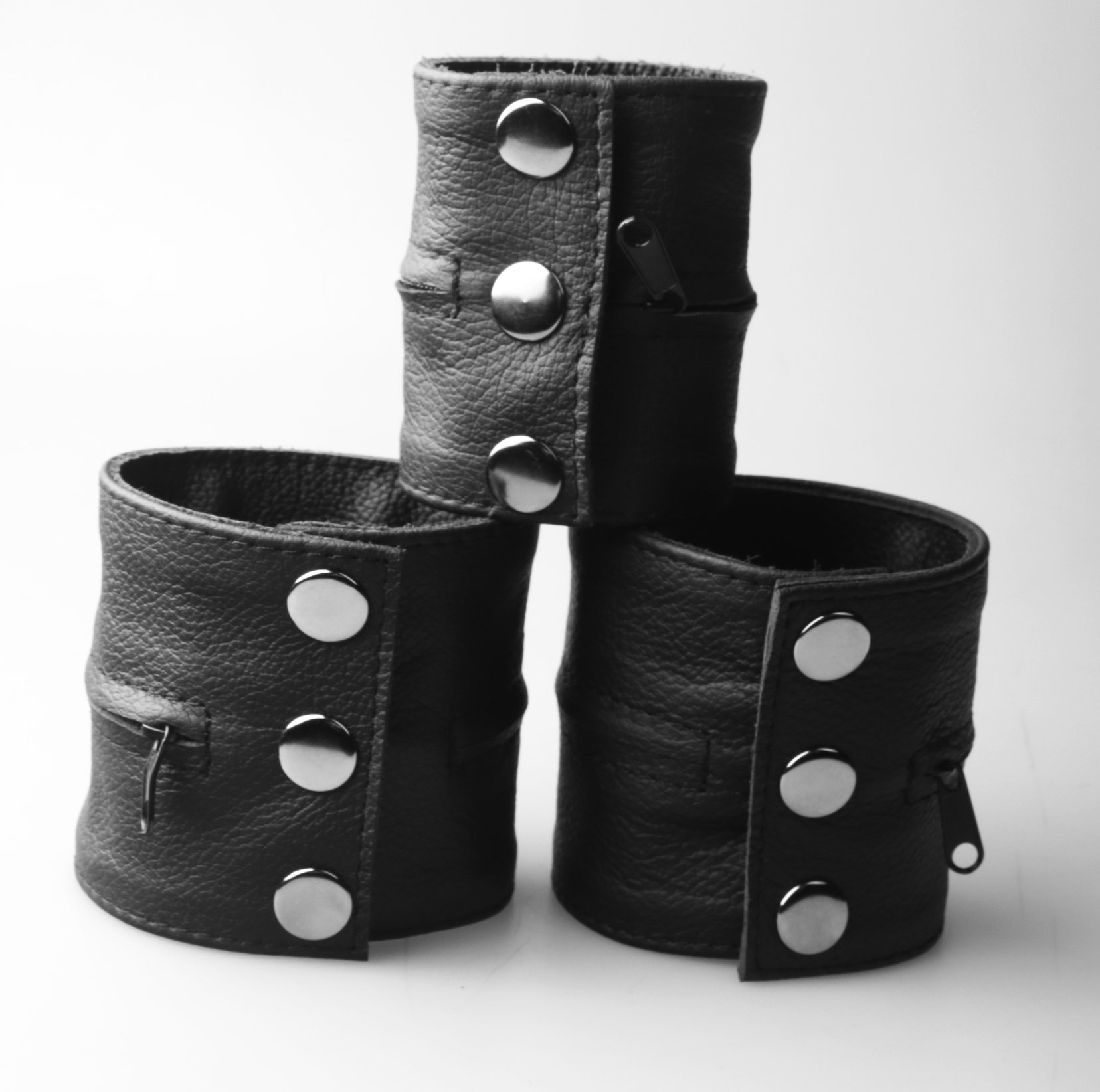Gelenkbörse Armband Portemonnaie schwarz - Wrist Wallet black