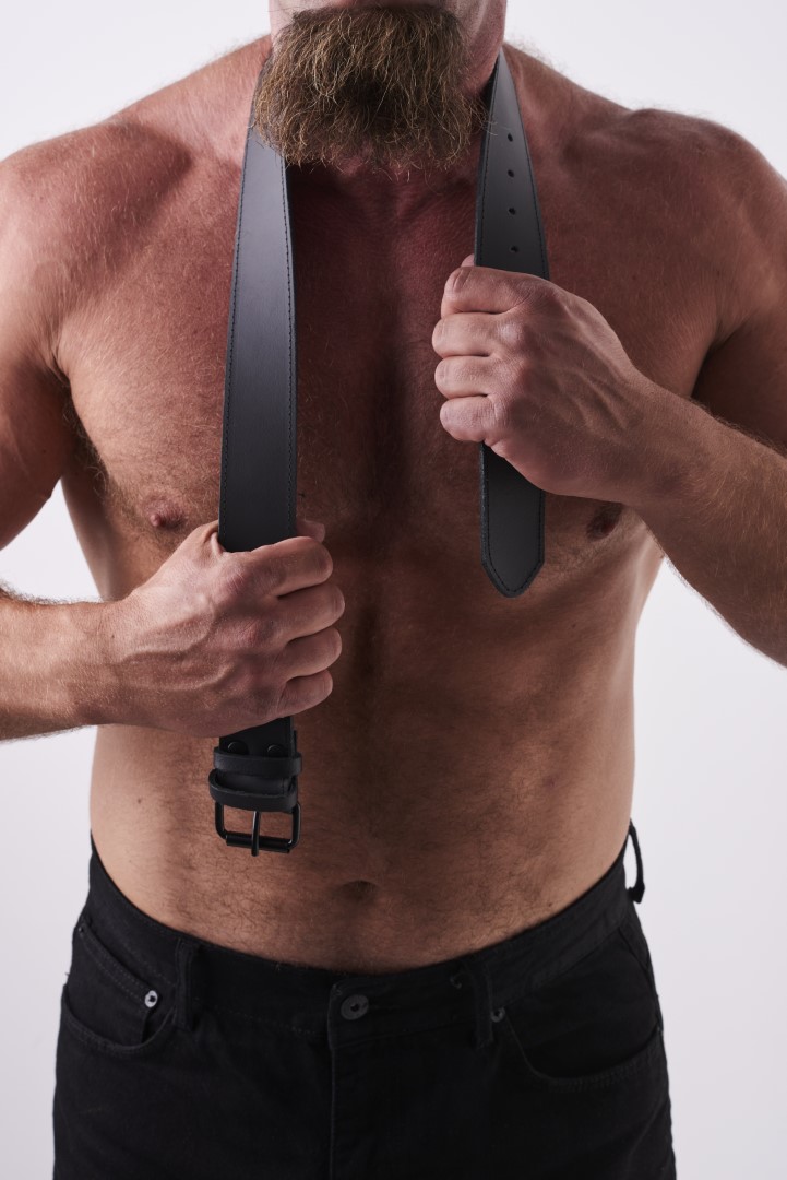 Leder Gürtel Schwarz