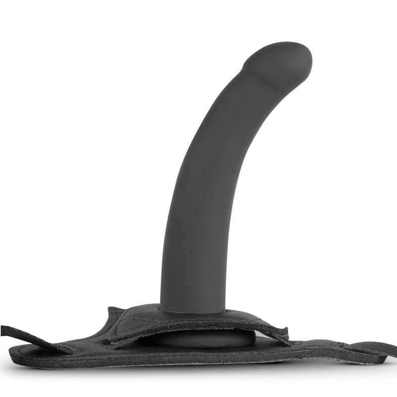 Silikon Umschnalldildo glatt