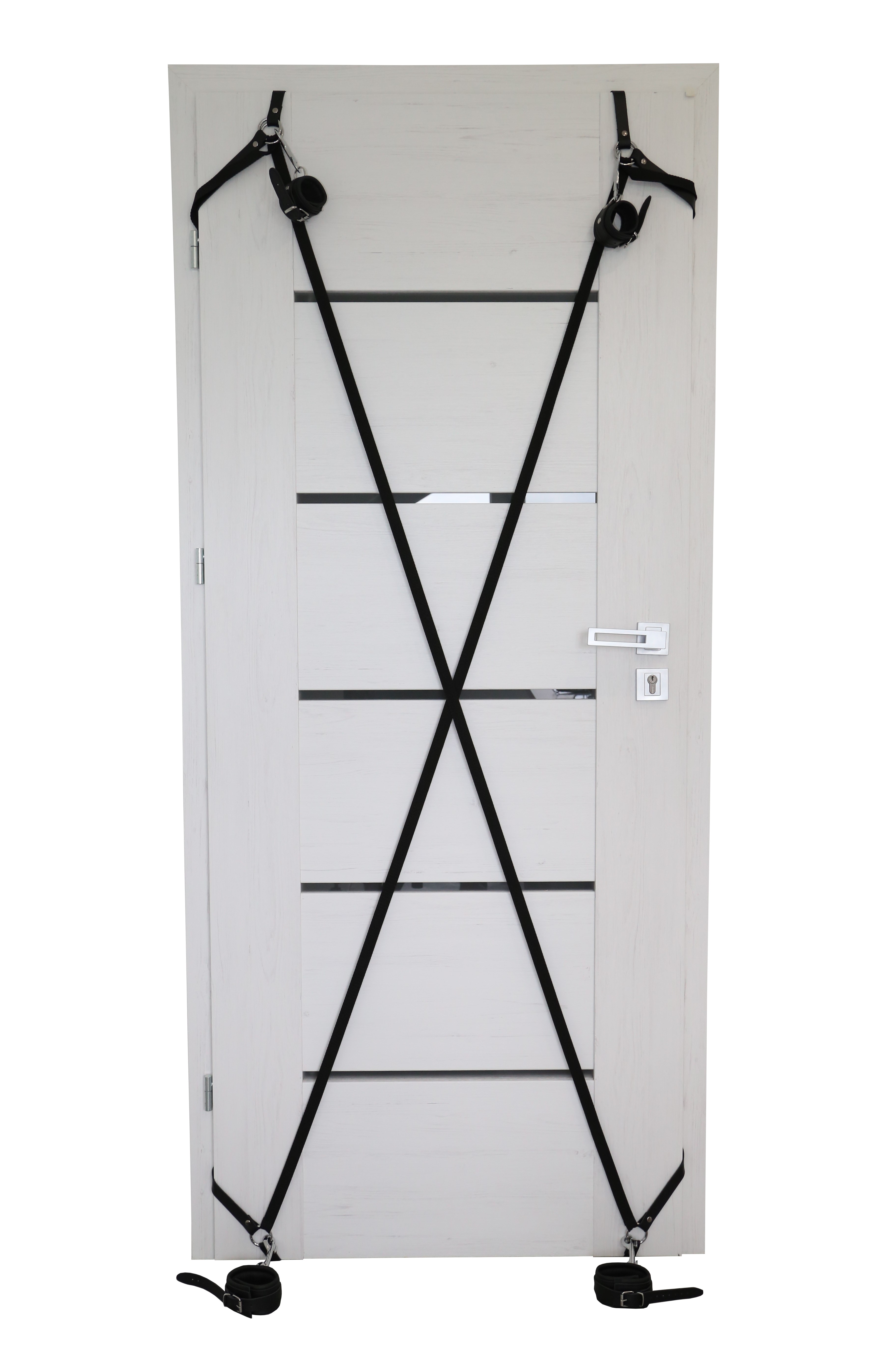 Tür/Bett Fessel Set mit Kreuz