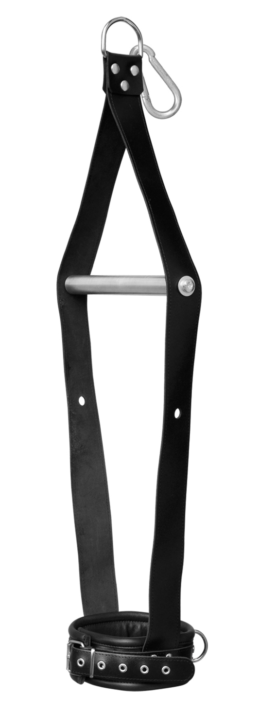 LEDERHALSBAND - Hals-Hänge-Fixierung