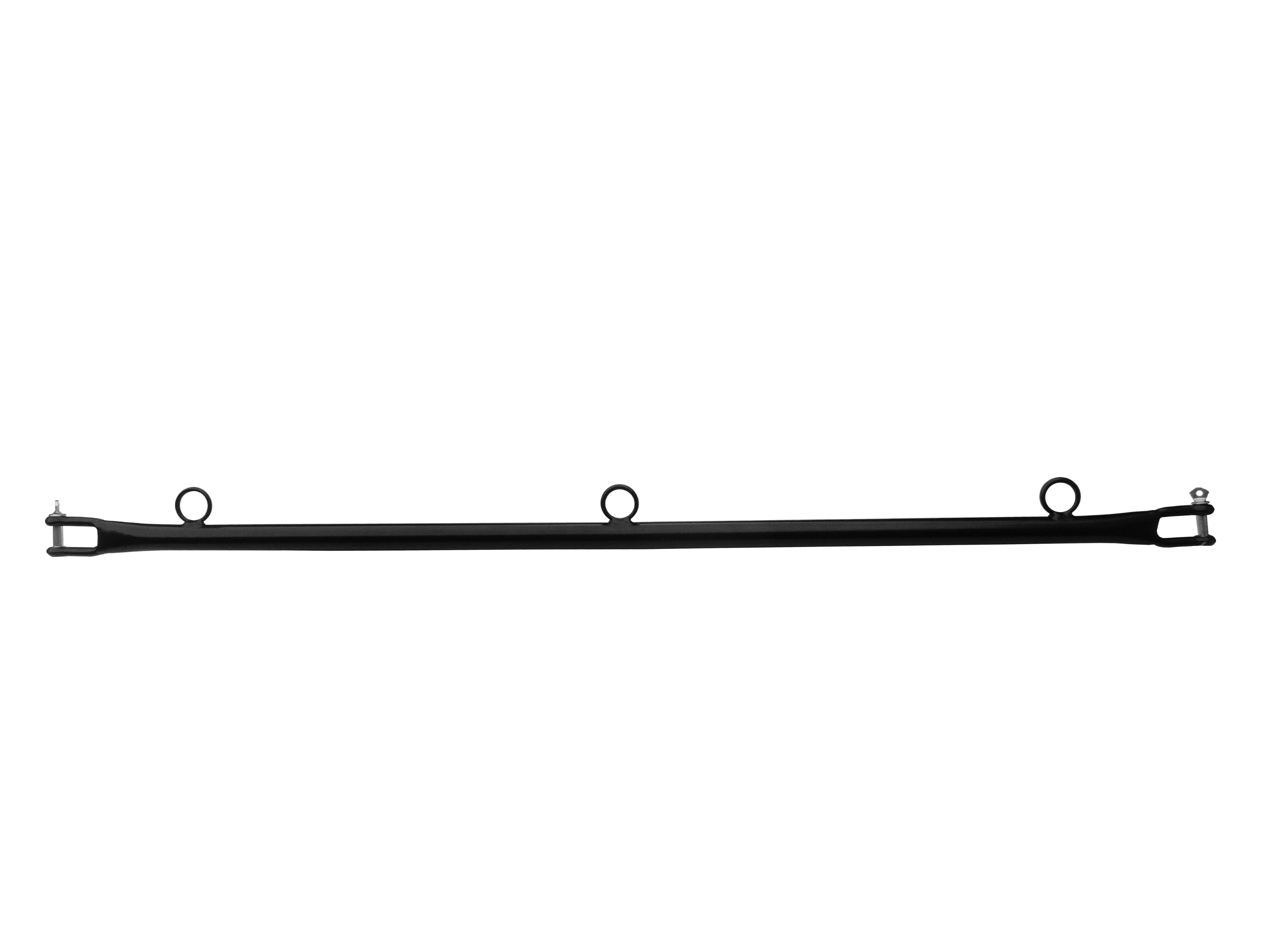 SPREIZSTANGE - Stahl rund mit Schrauboesen 20 - 50 - 80cm