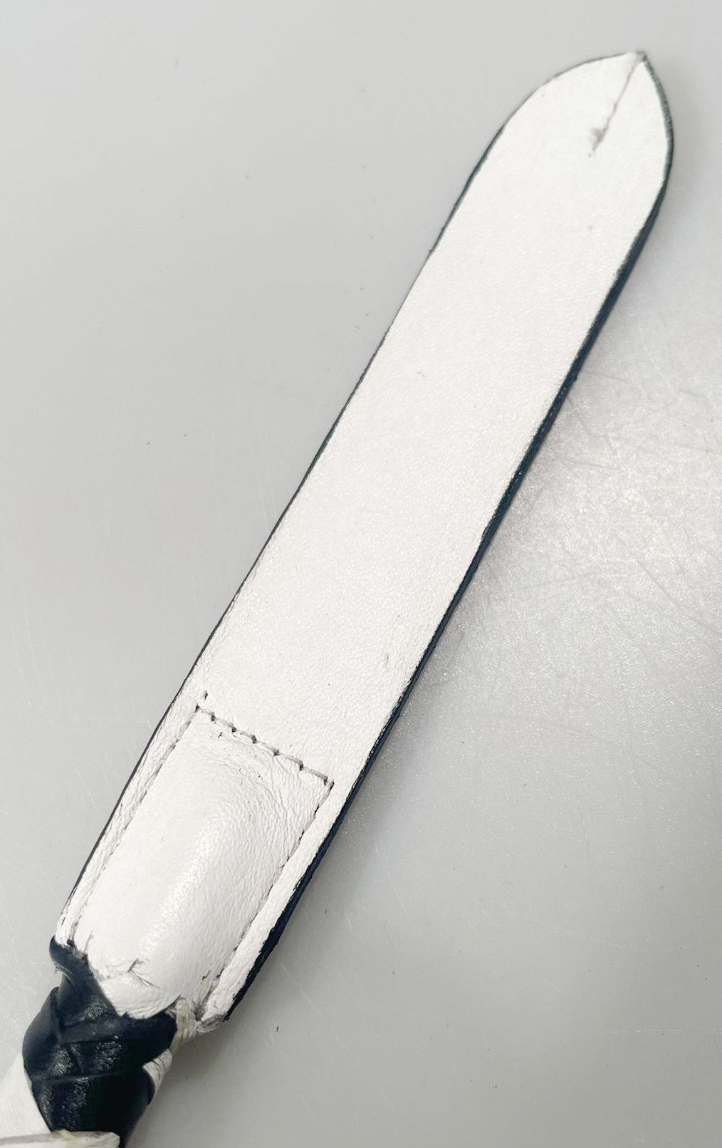 Kurzer Kantschu - Hochwertige Lederpeitsche mit Klatsche