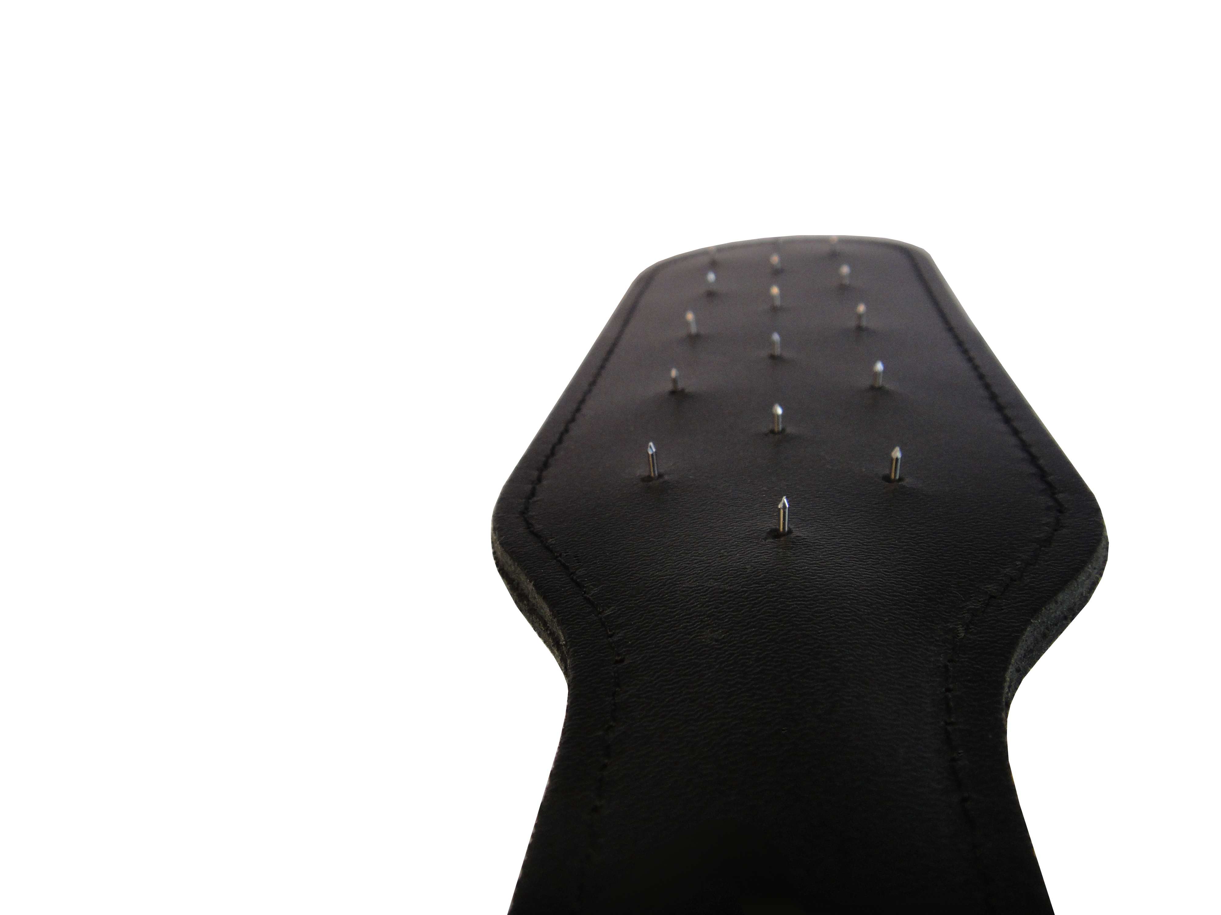 Leder-Elektropaddel mit Spitznieten