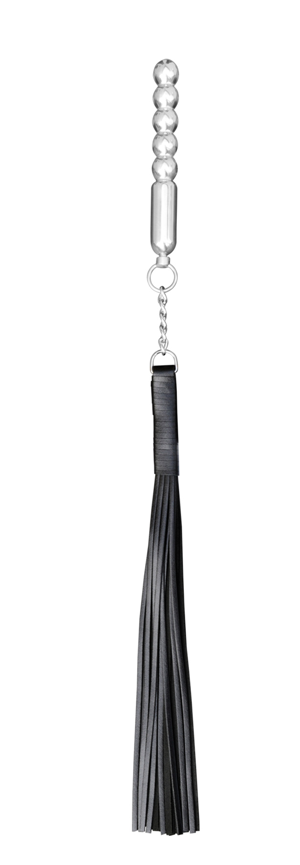 Leder Peitsche - Kugeldildo-Griff Peitsche