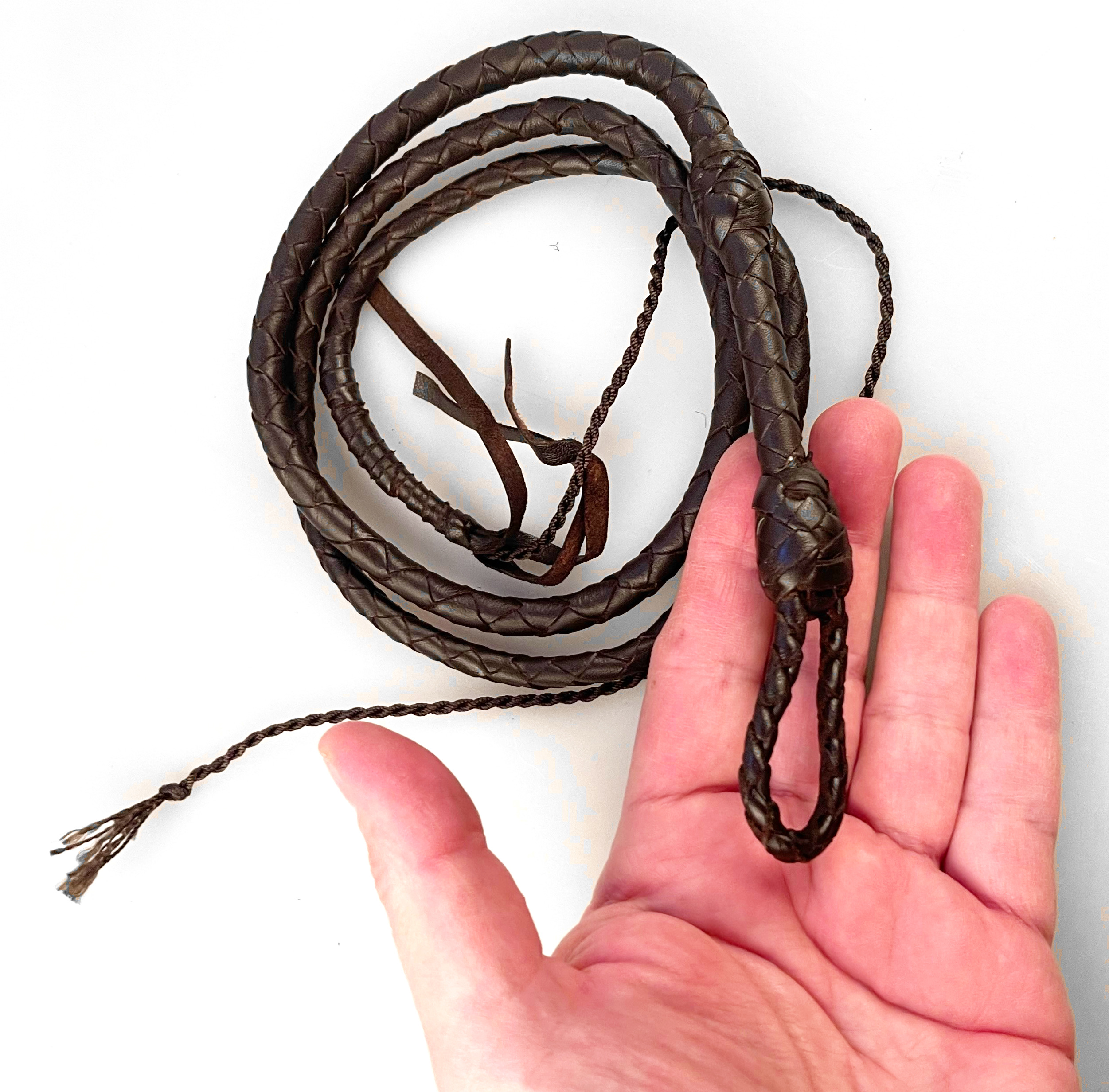 MINI Bullwhip - Miniature Peitschen vom Feinsten in drei Farben
