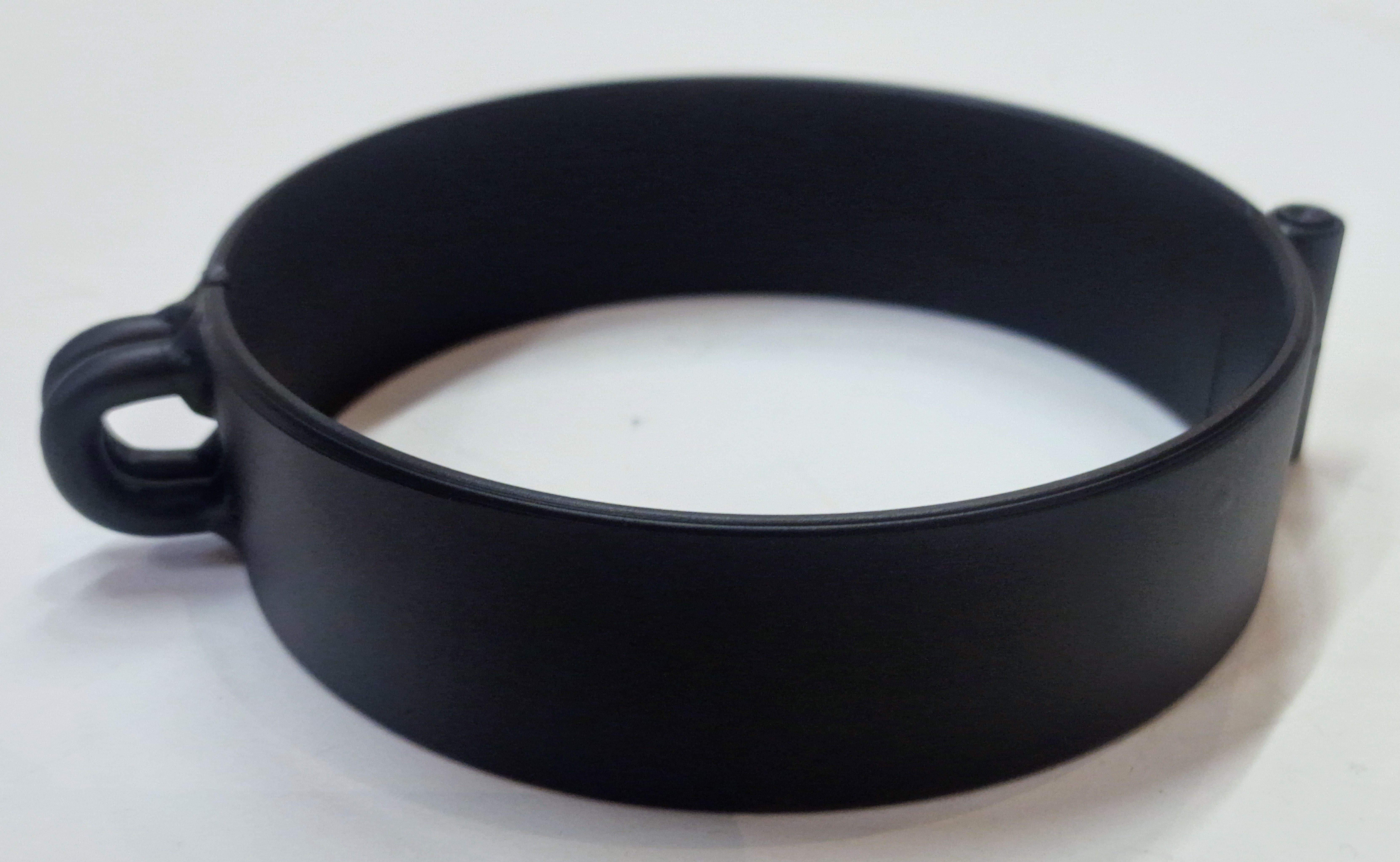 PRANGER METALL - Sklaven Halsband breit ohne seitliche Ösen