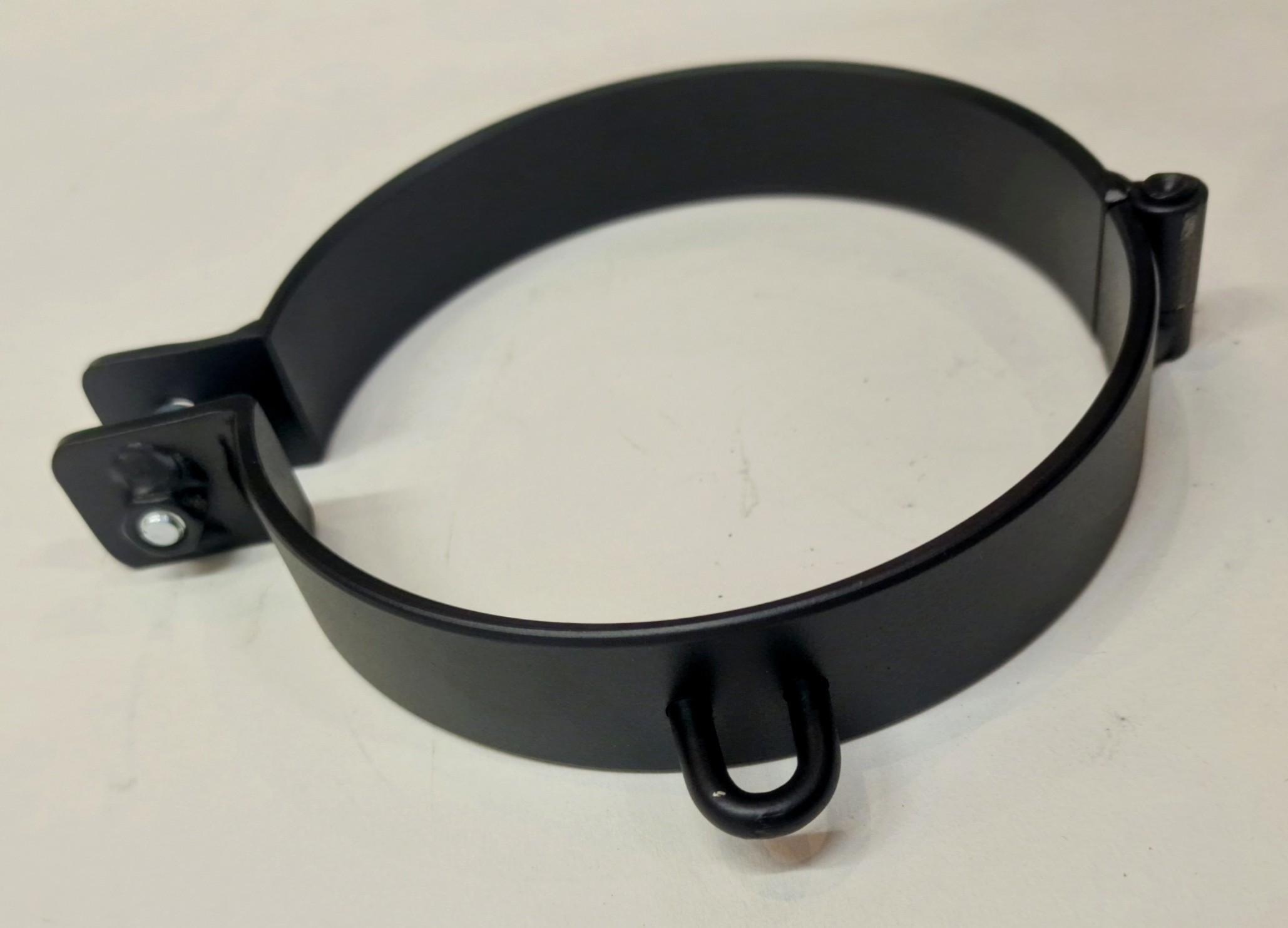 PRANGER METALL - Sklaven Halsband blank zwei Oesen