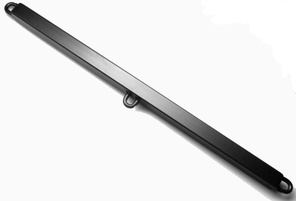 SPREIZSTANGE aus Vierkantstahl in schwarz - 60cm mit 3 Ösen