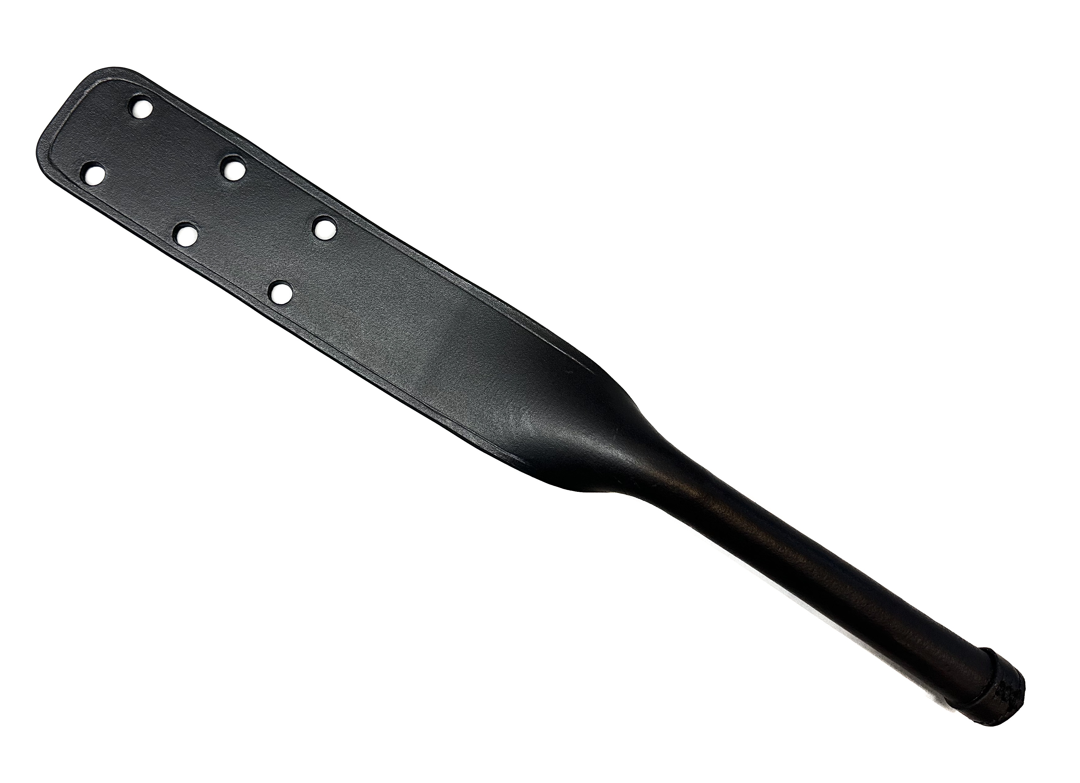 Lederpaddle schwarz, Lochpaddle