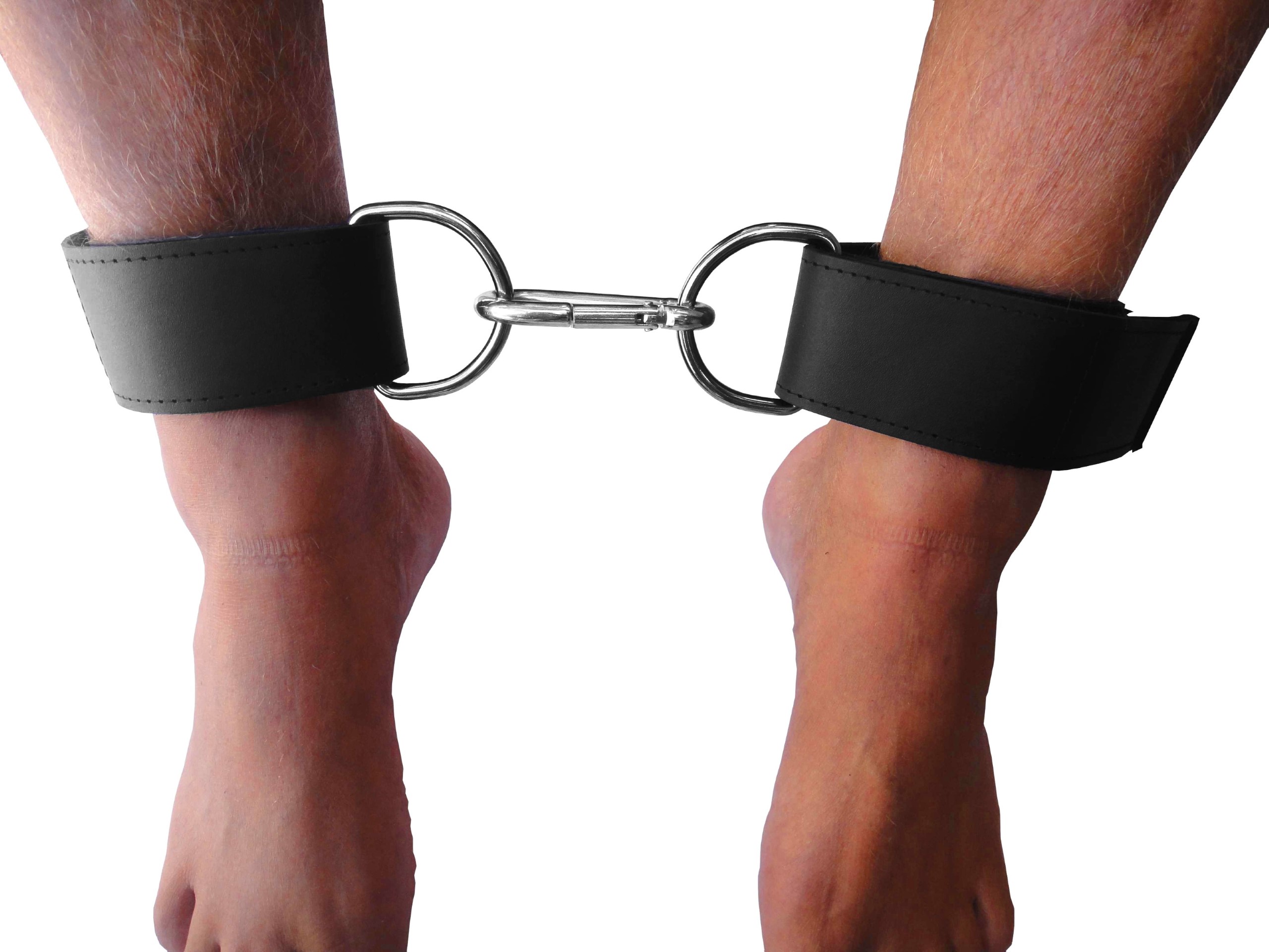 Leder Fesselset mit großen D-Ringen