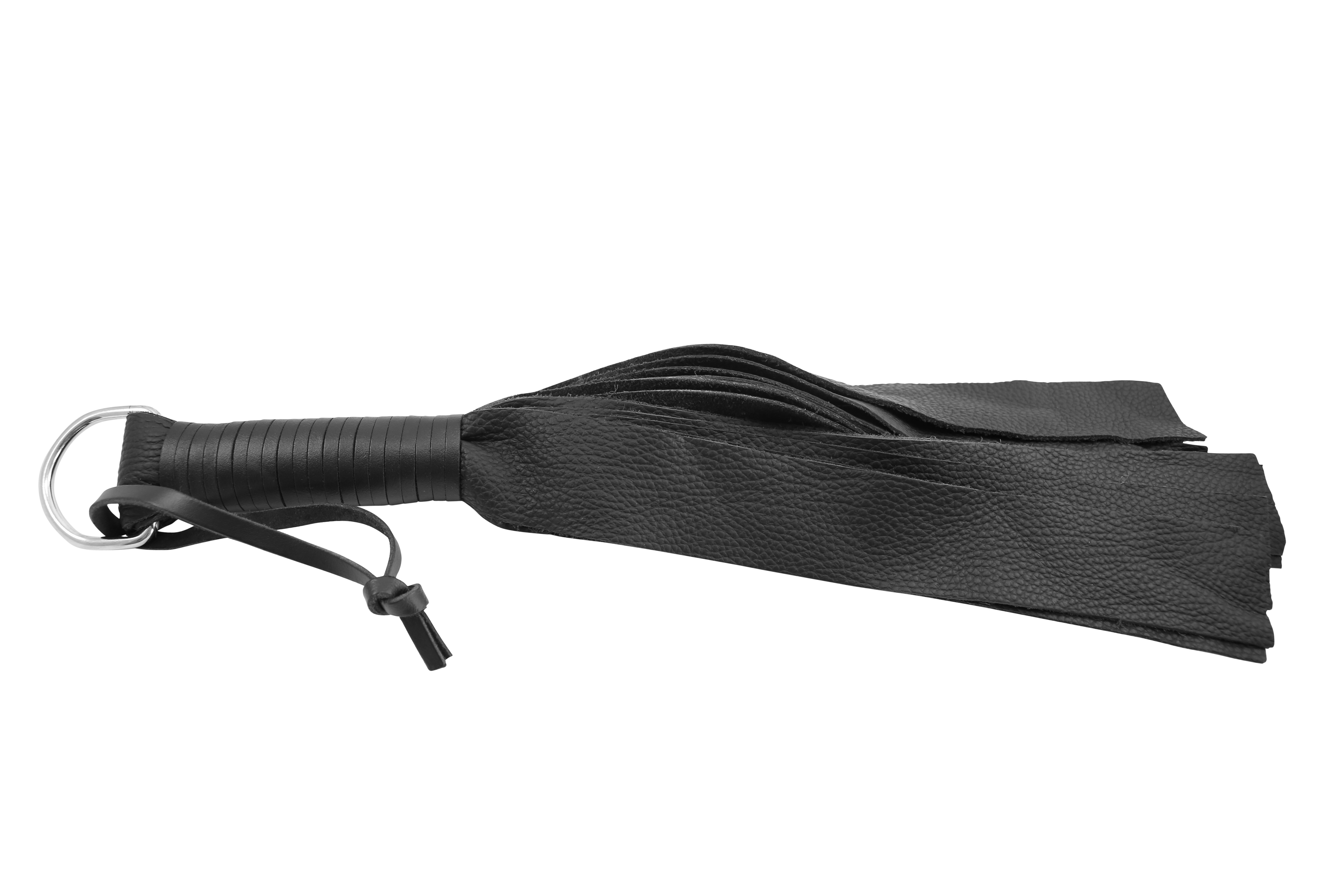 Leder Peitsche - Strappy Schwarz
