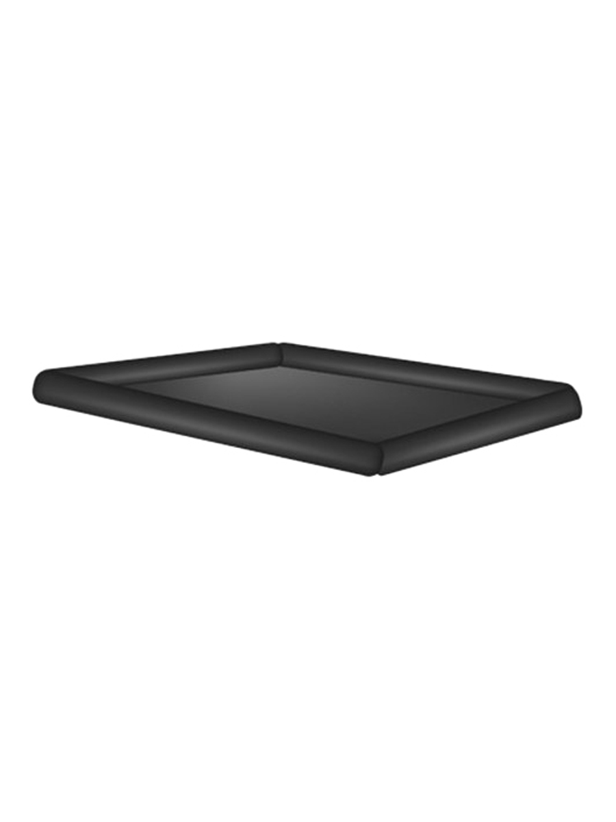 Aufblasbares Laken aus Vinyl in Schwarz