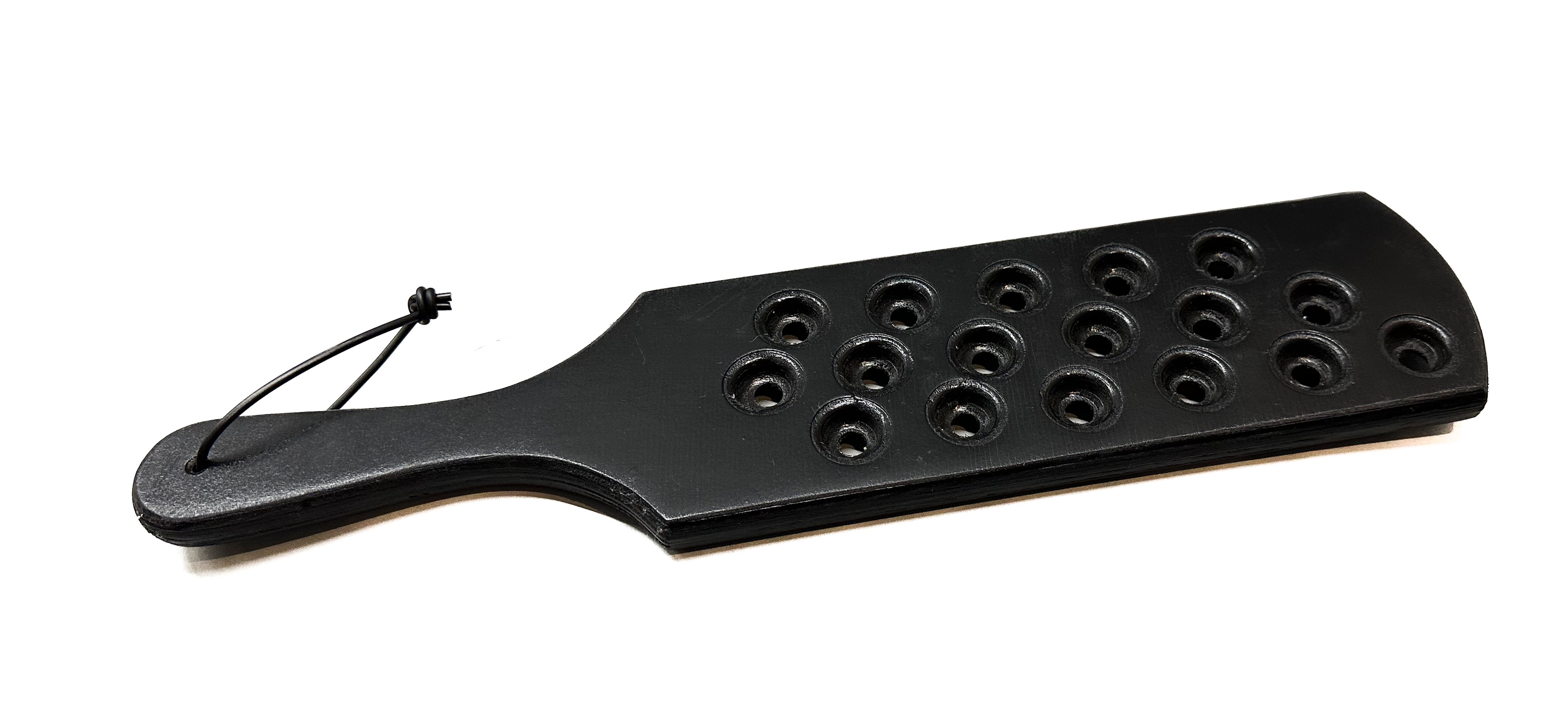Bestrafungs-Paddle "Dorian" in schwarz