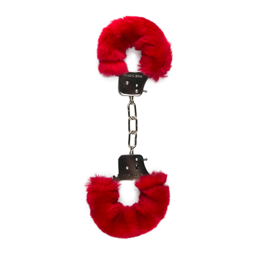 Fetish - Plüschige Handschellen - Rot