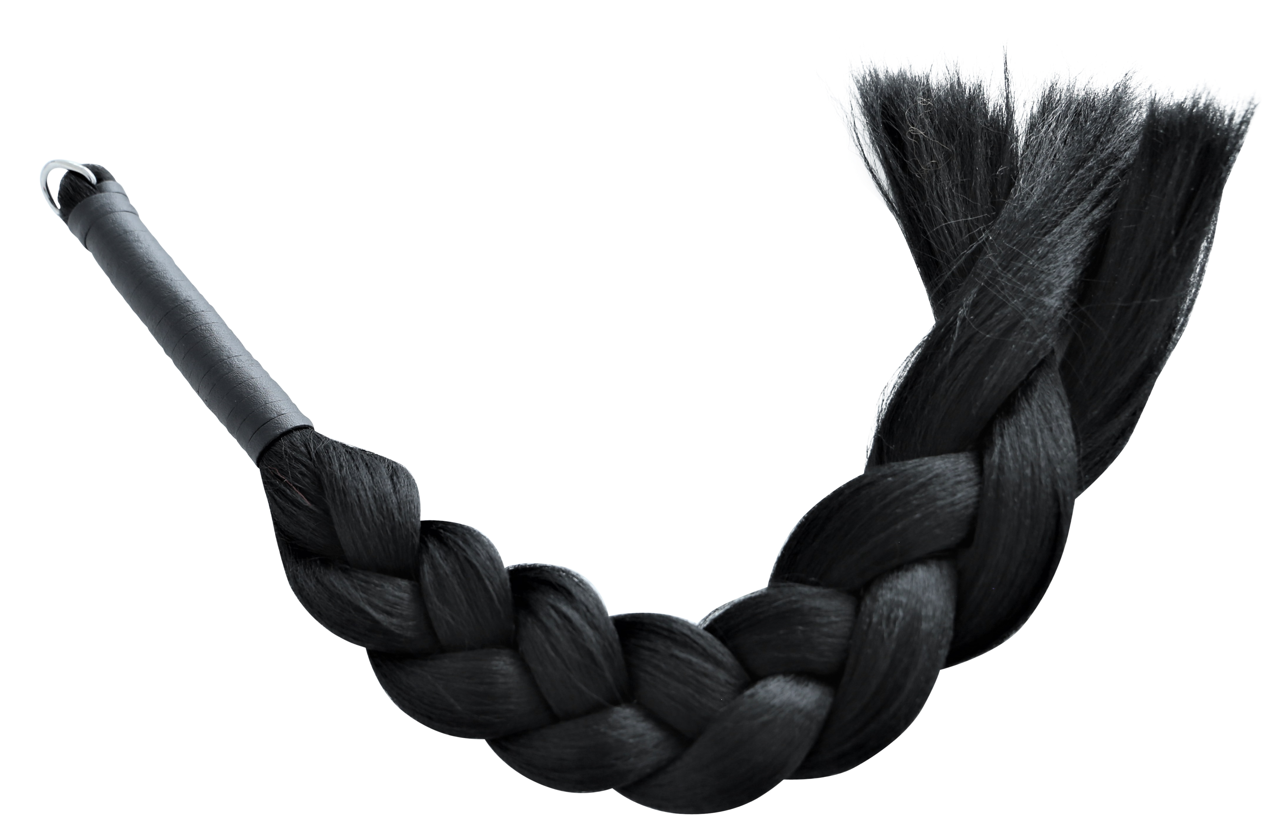 Flogger - HAIR whip black bitch "Pull my hair and spank me"