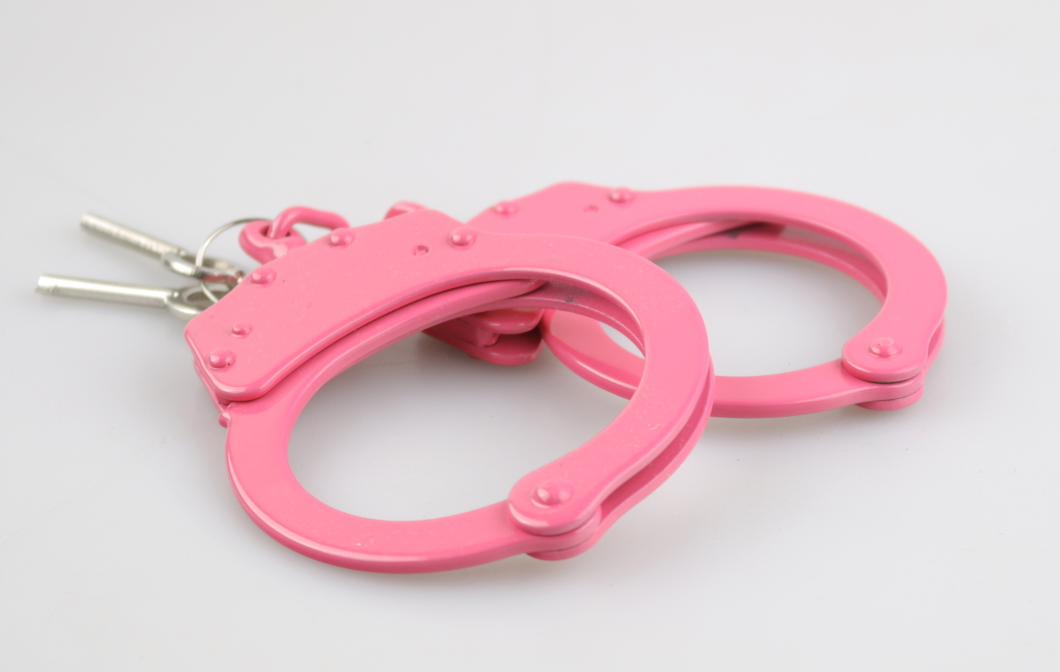 Metall-Handschellen PINK