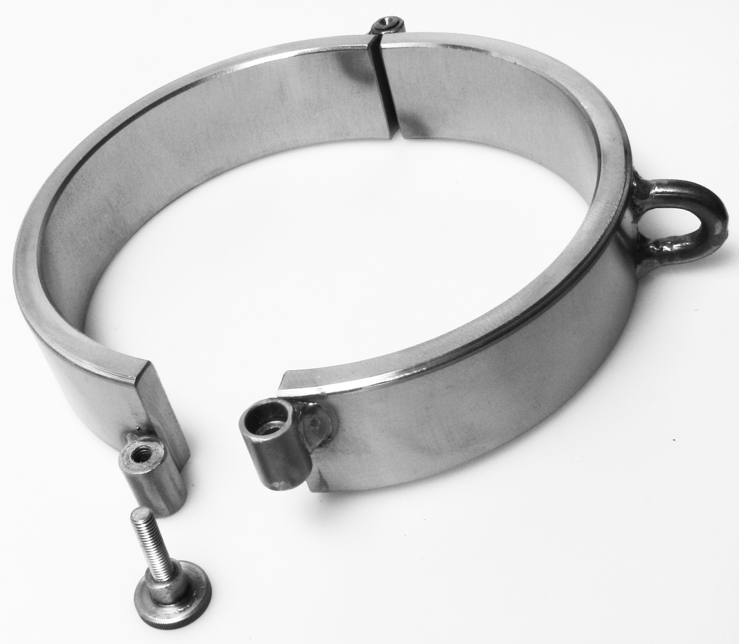 PRANGER METALL - Stahlhalsband gedreht Rändelverschluss